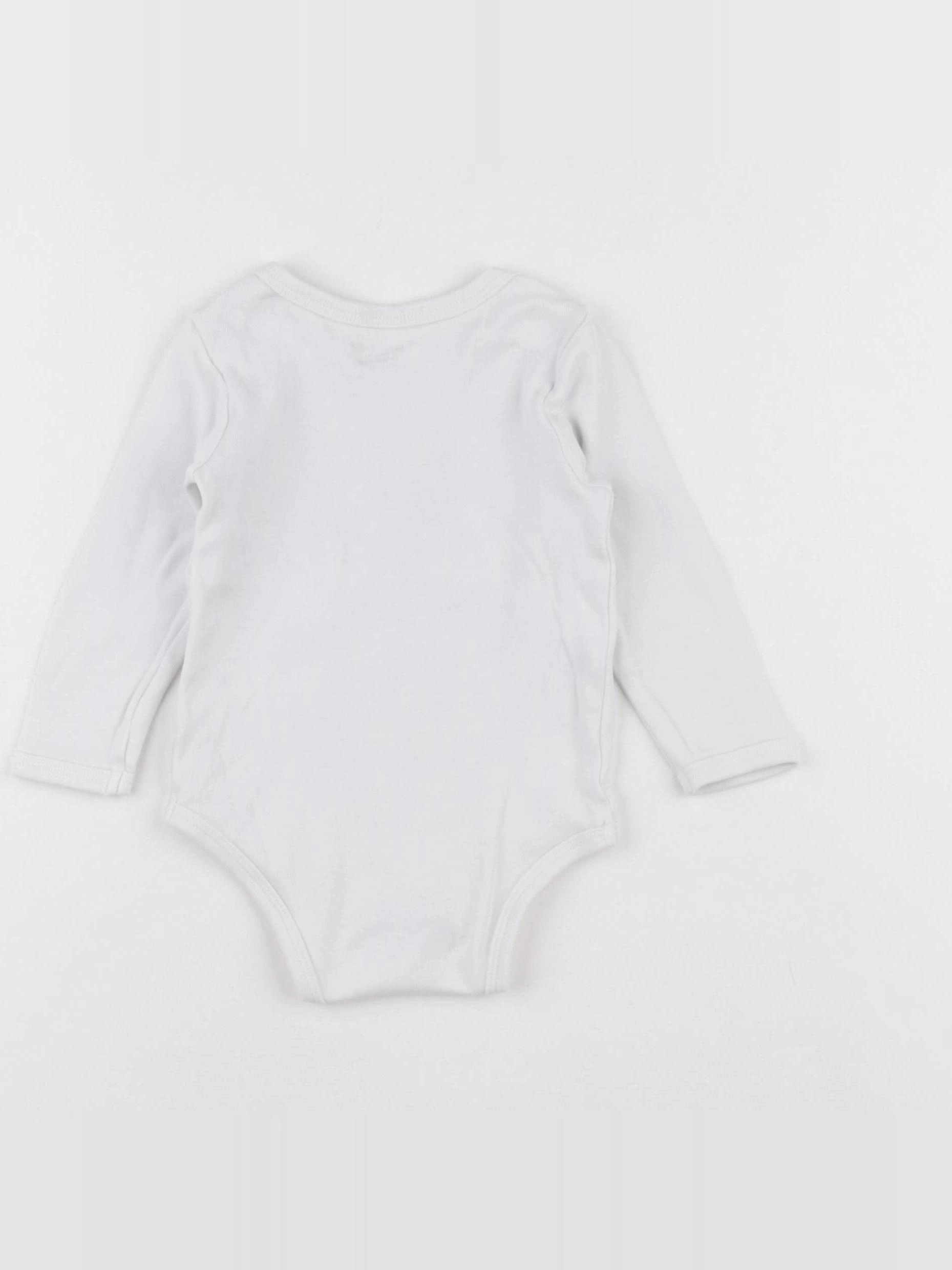 Vertbaudet - body blanc - 12 mois