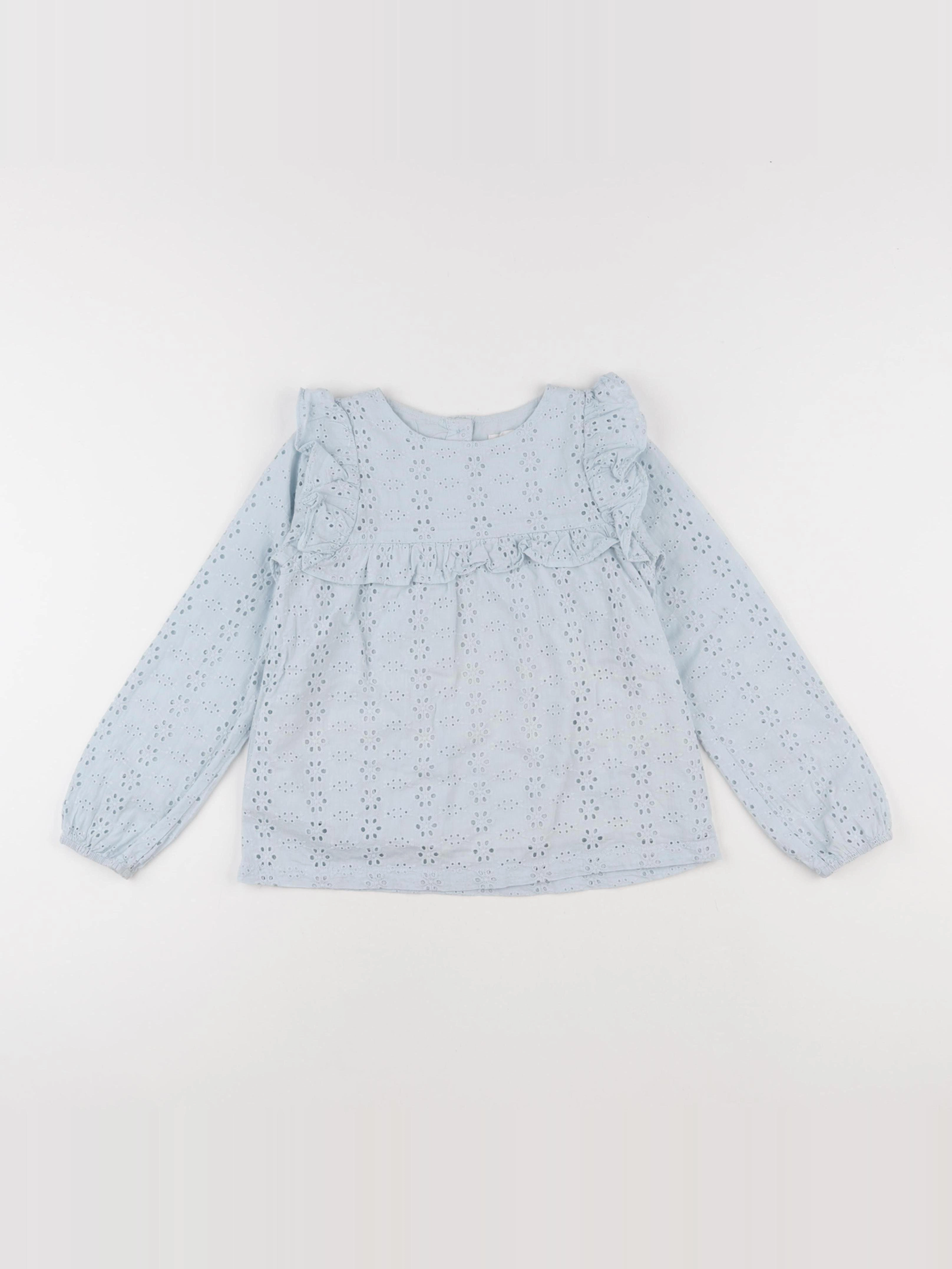 Vertbaudet - blouse bleu - 8 ans