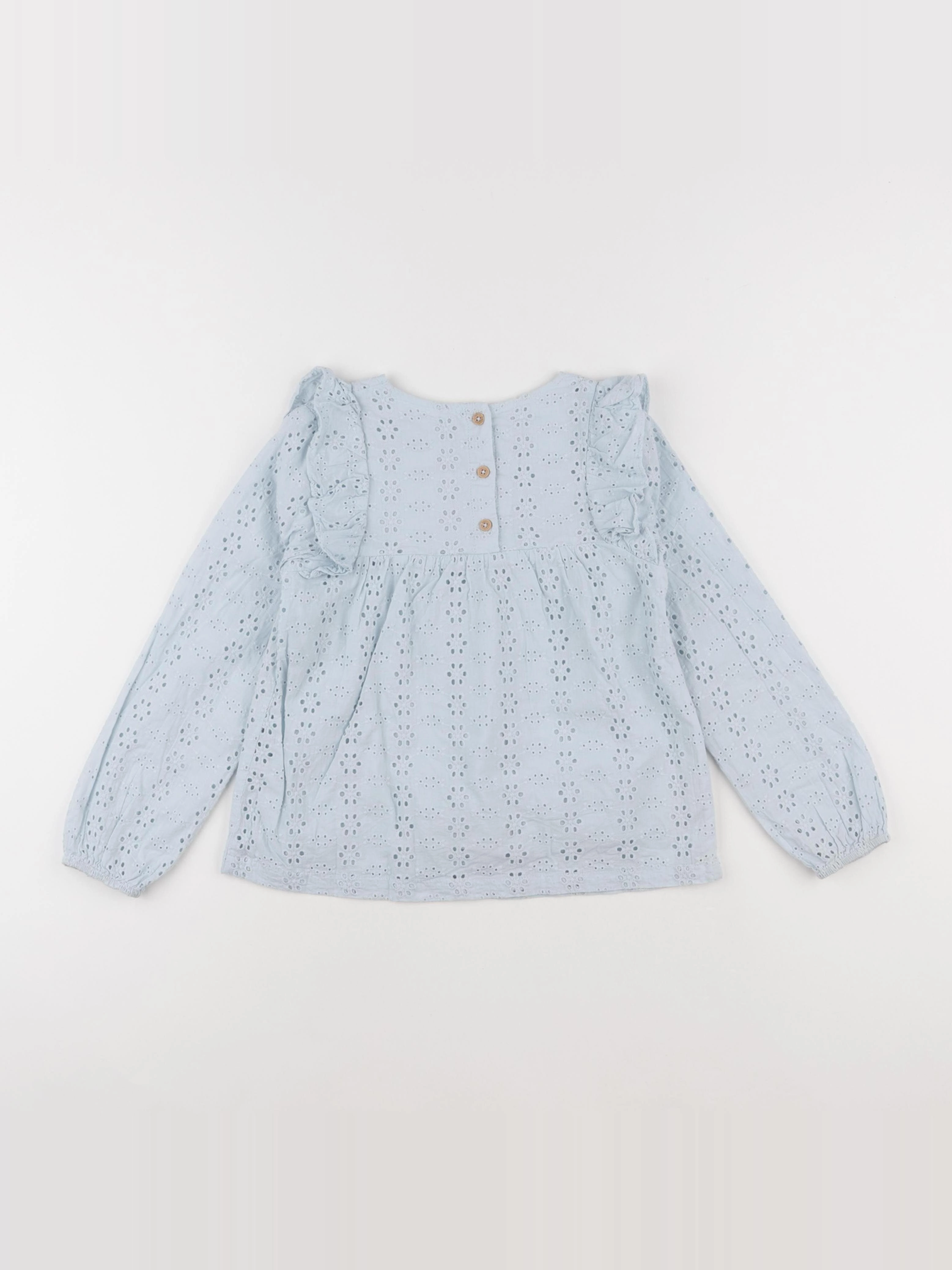 Vertbaudet - blouse bleu - 8 ans