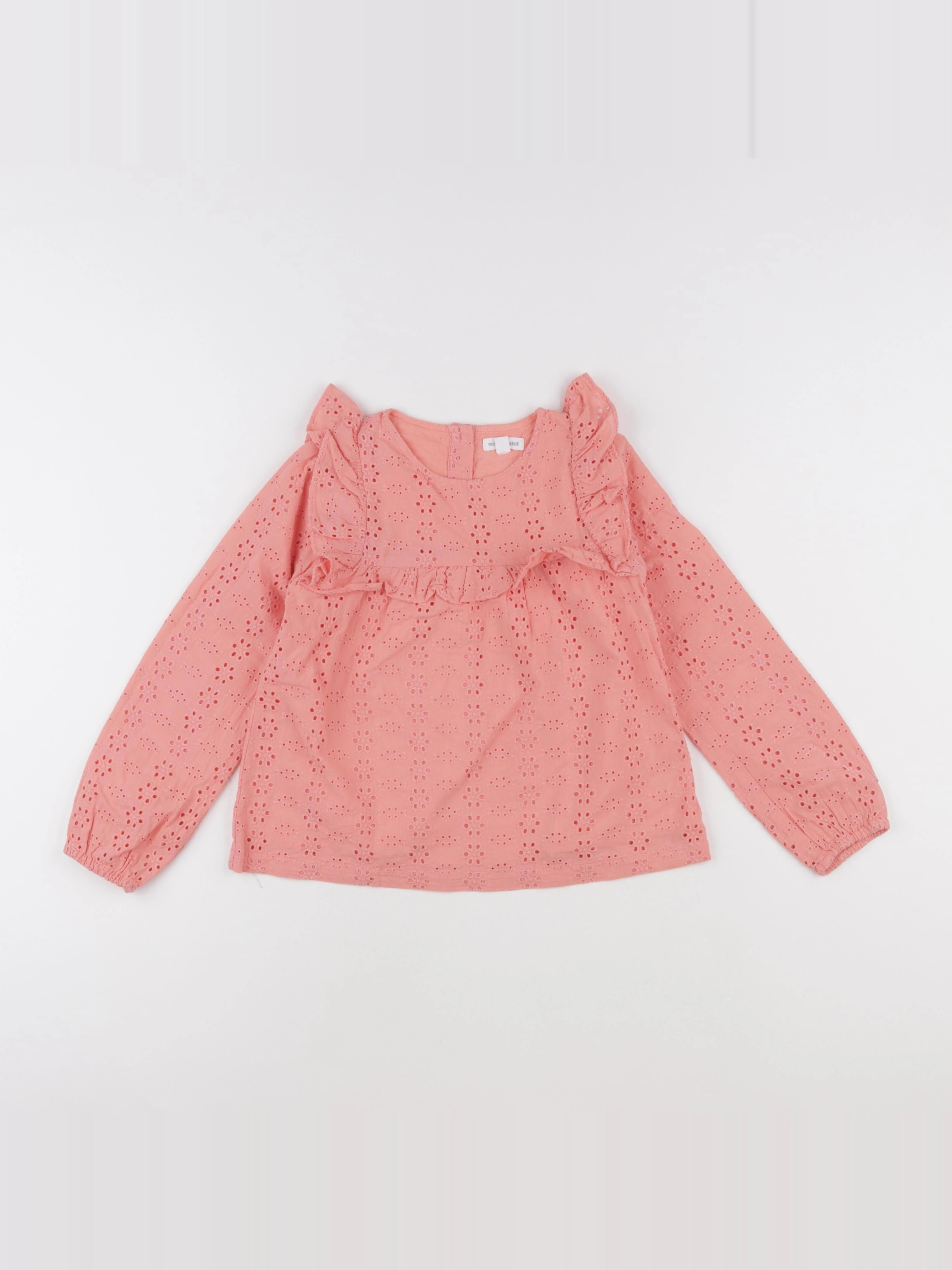 Vertbaudet - blouse rose - 7 ans