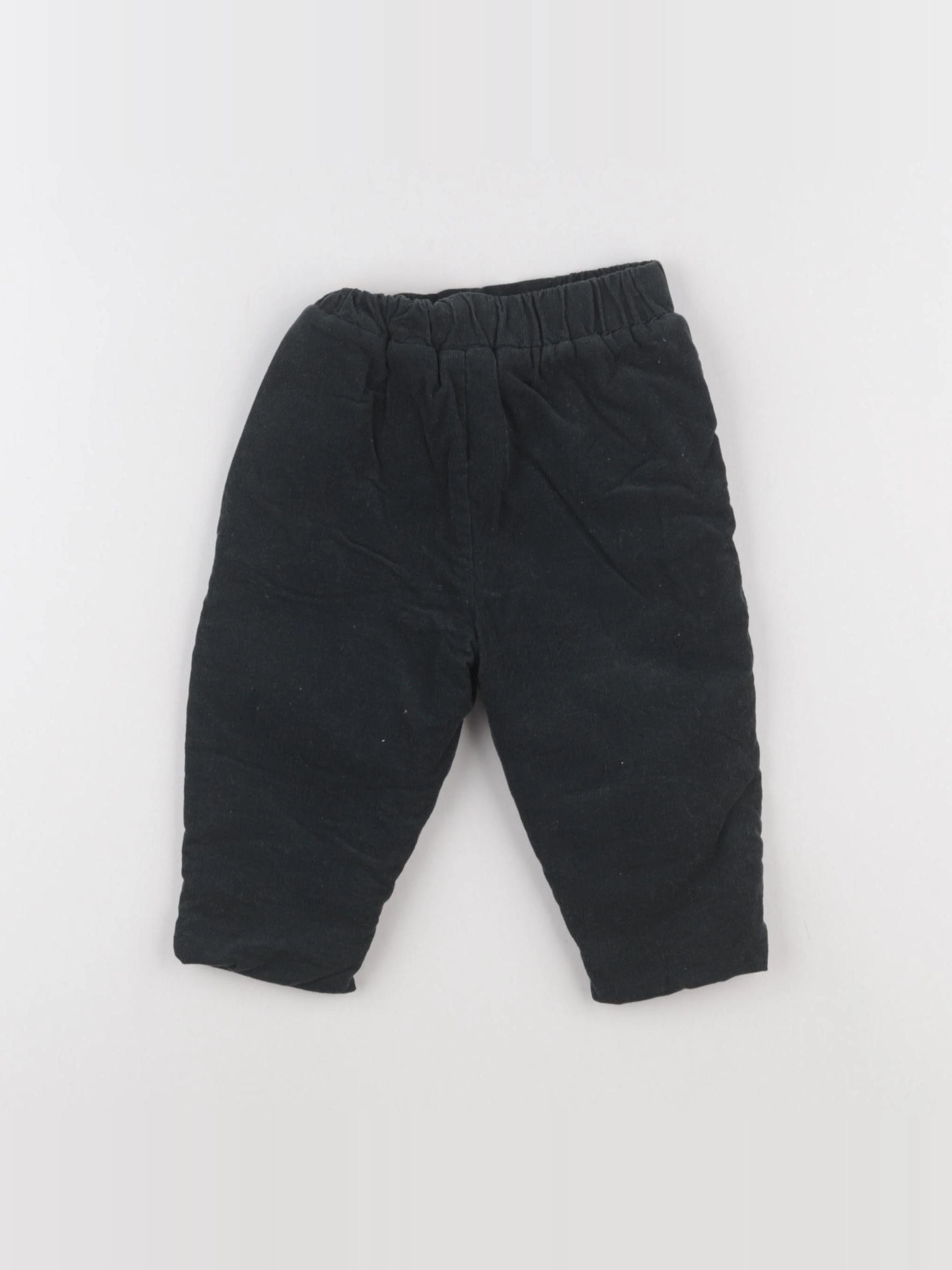 Vertbaudet - pantalon vert - 9 mois