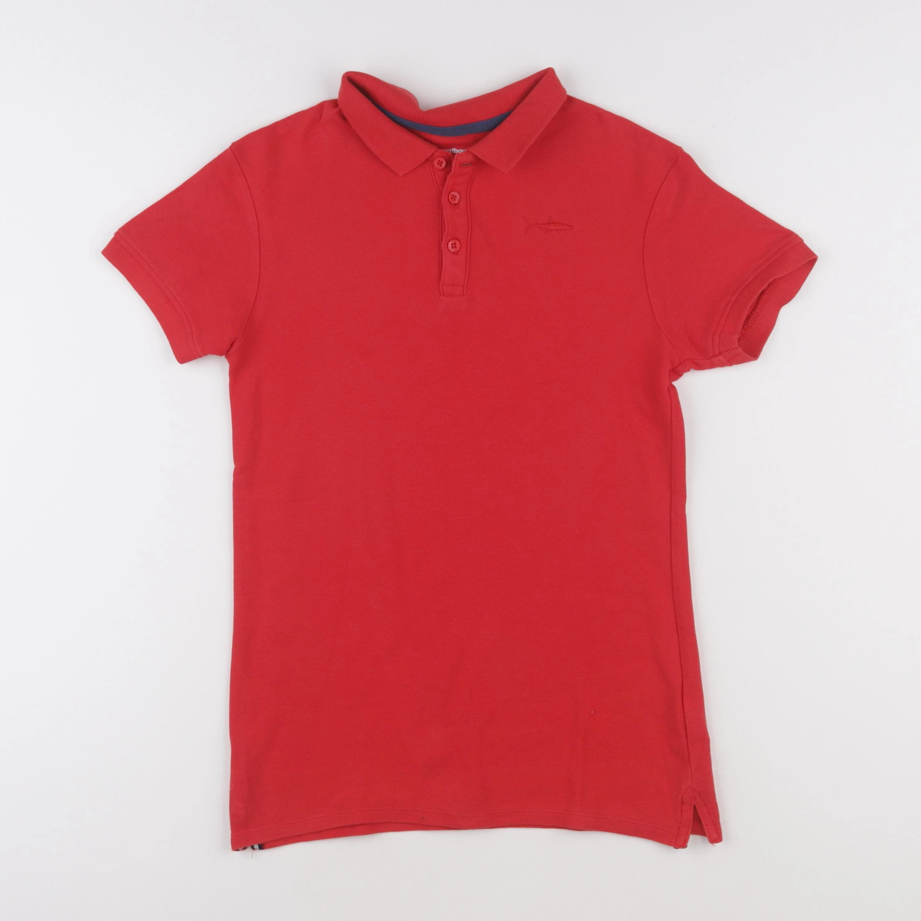 Vertbaudet - polo rouge - 12 ans