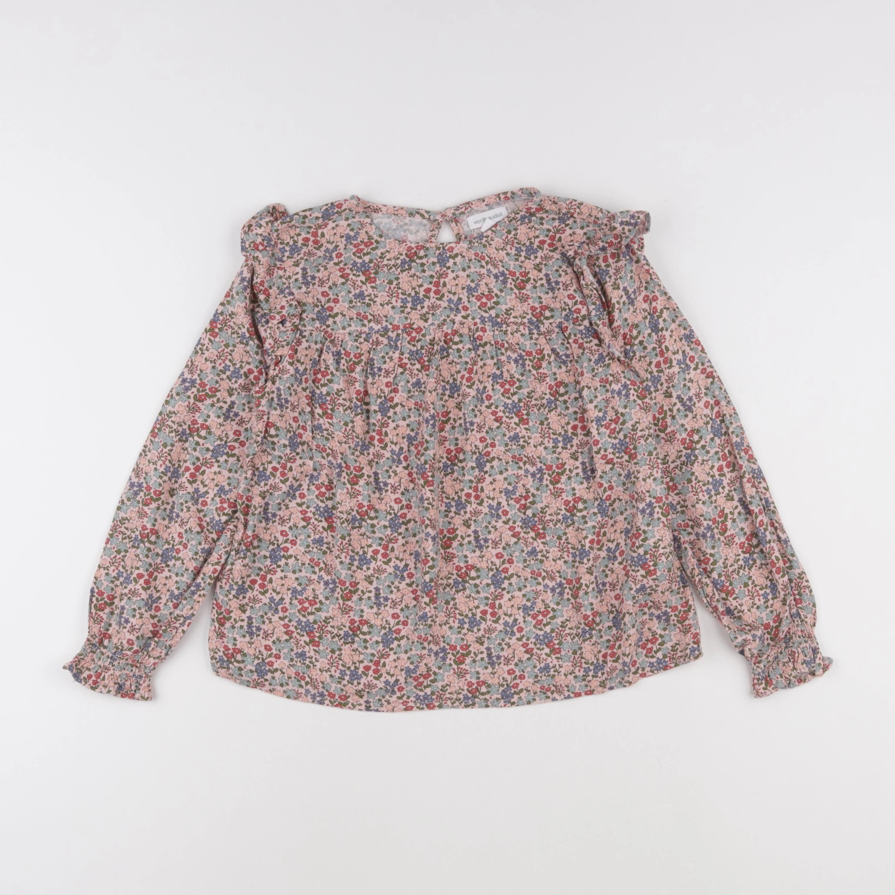 Vertbaudet - blouse rose - 7 ans