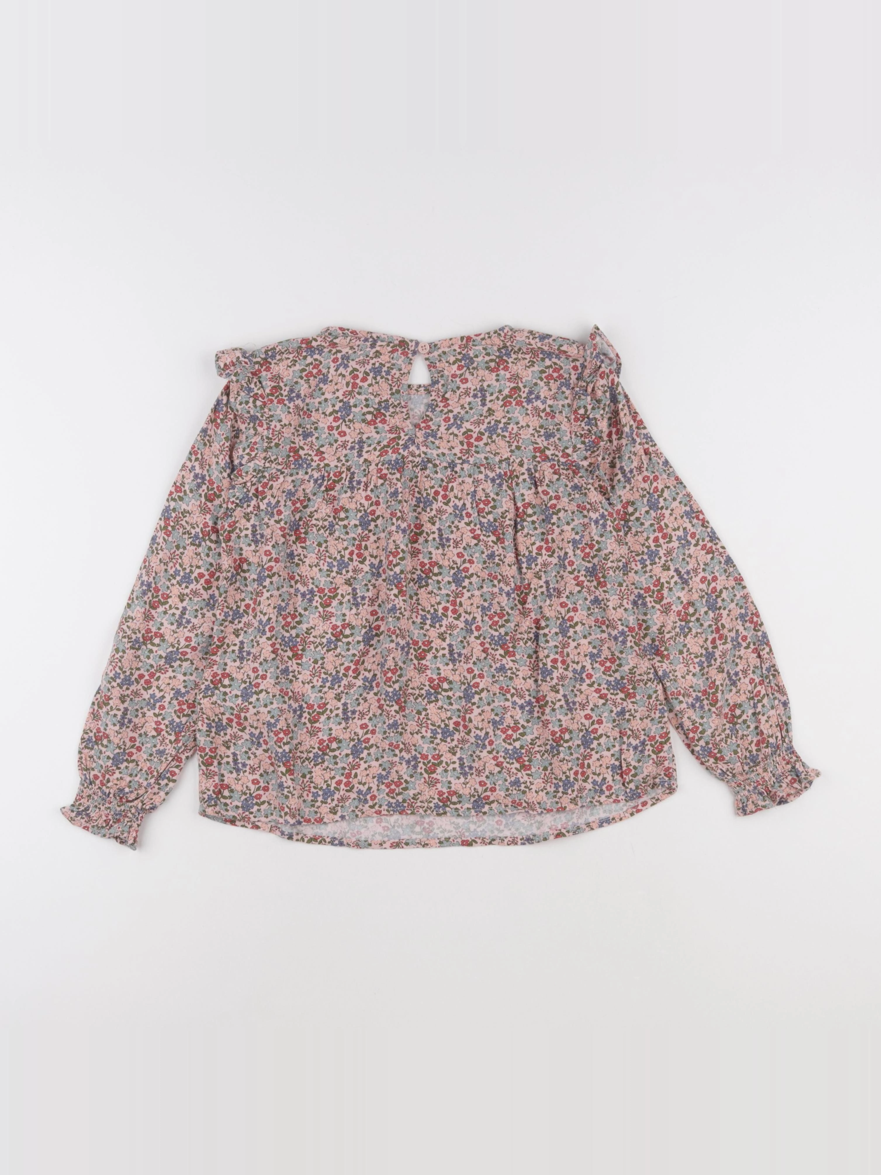 Vertbaudet - blouse rose - 7 ans