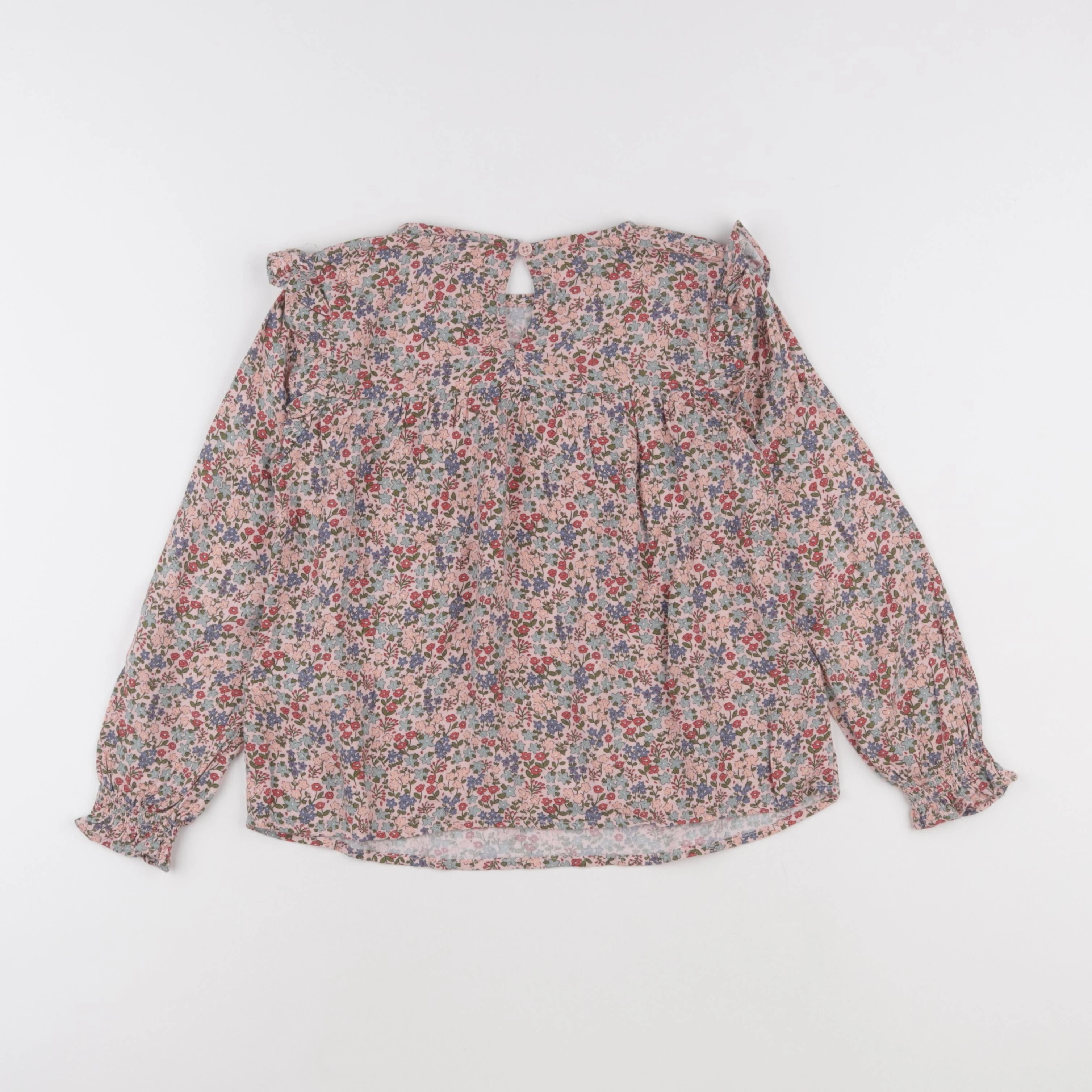Vertbaudet - blouse rose - 7 ans