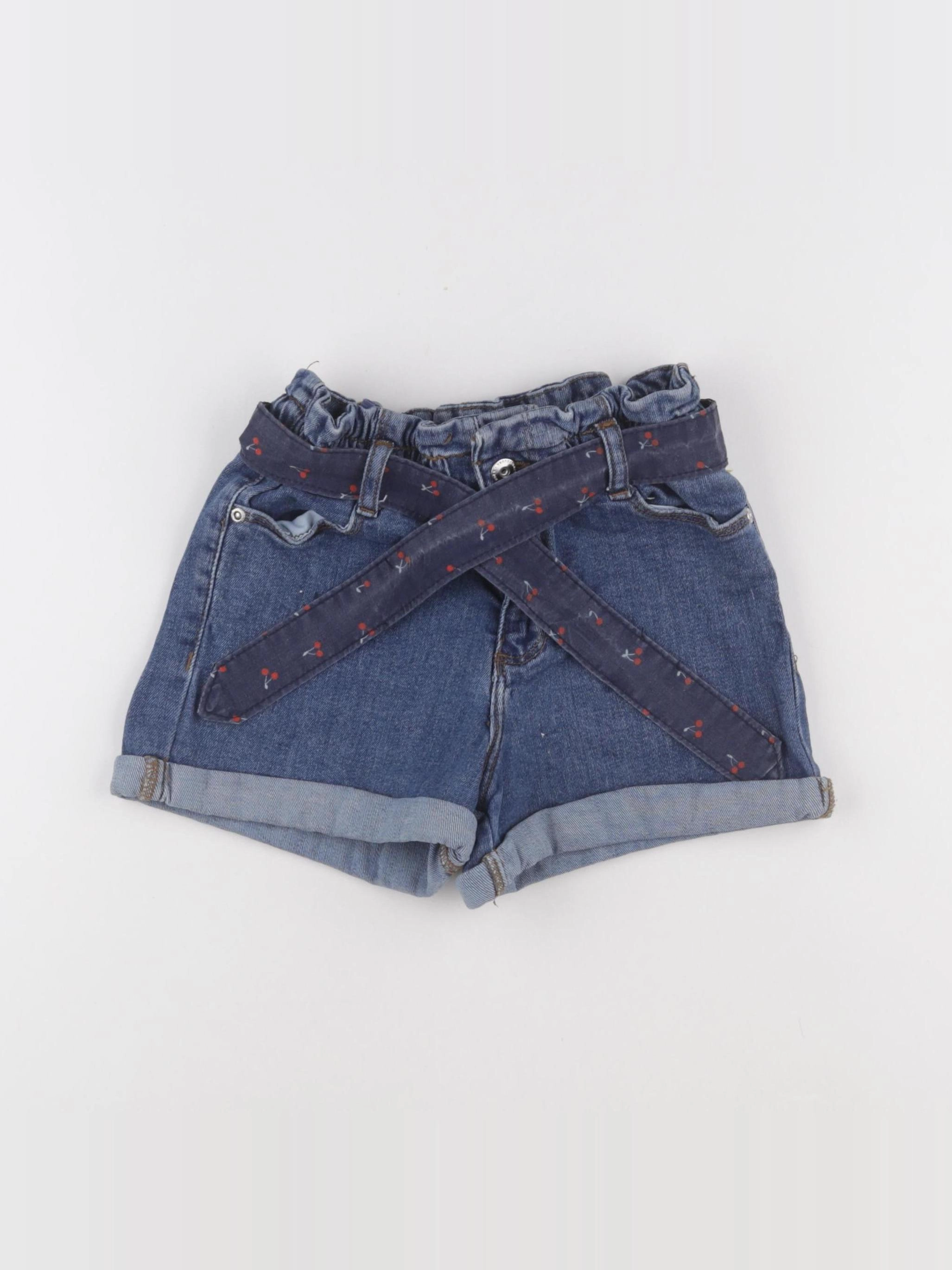 Vertbaudet - short bleu - 7 ans