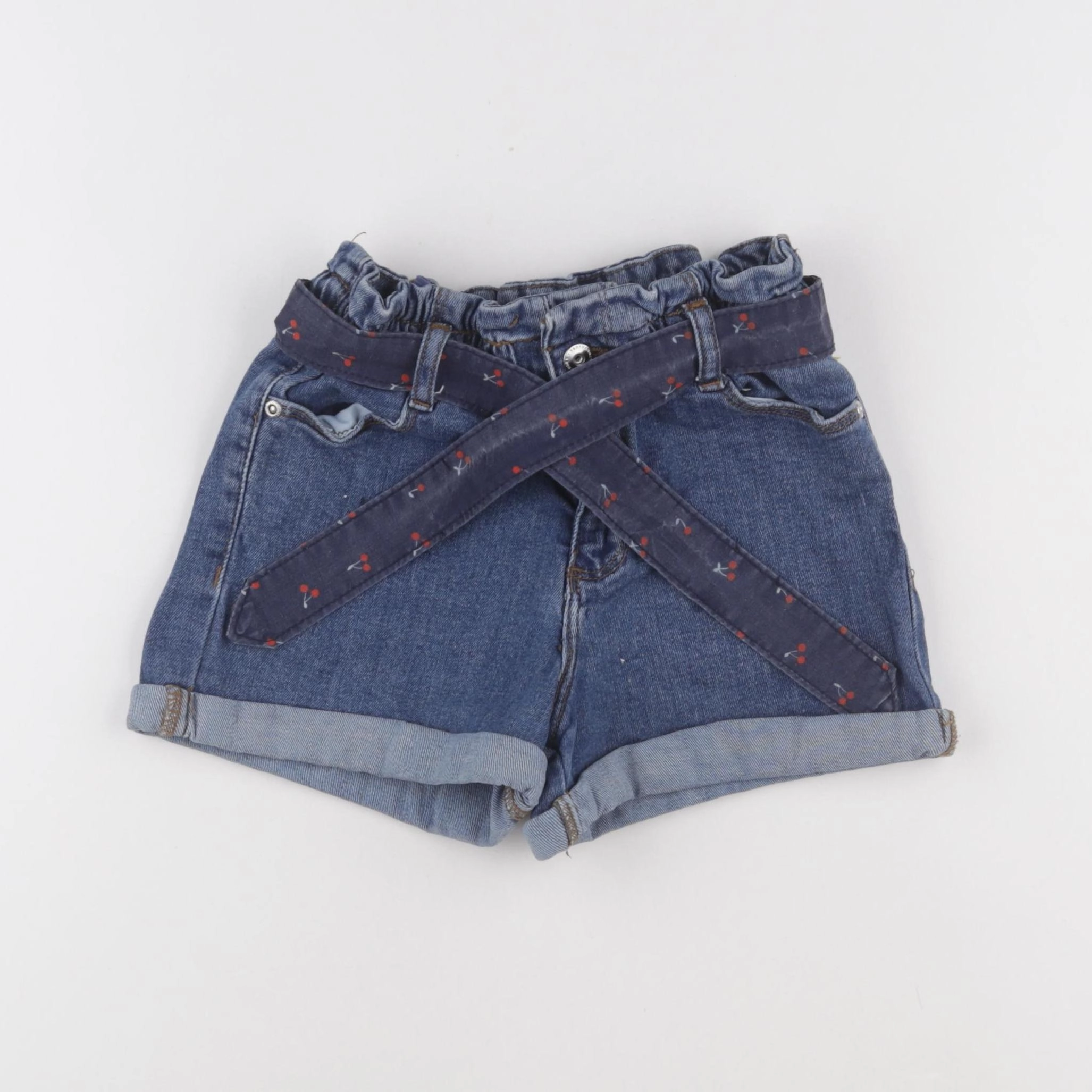 Vertbaudet - short bleu - 7 ans