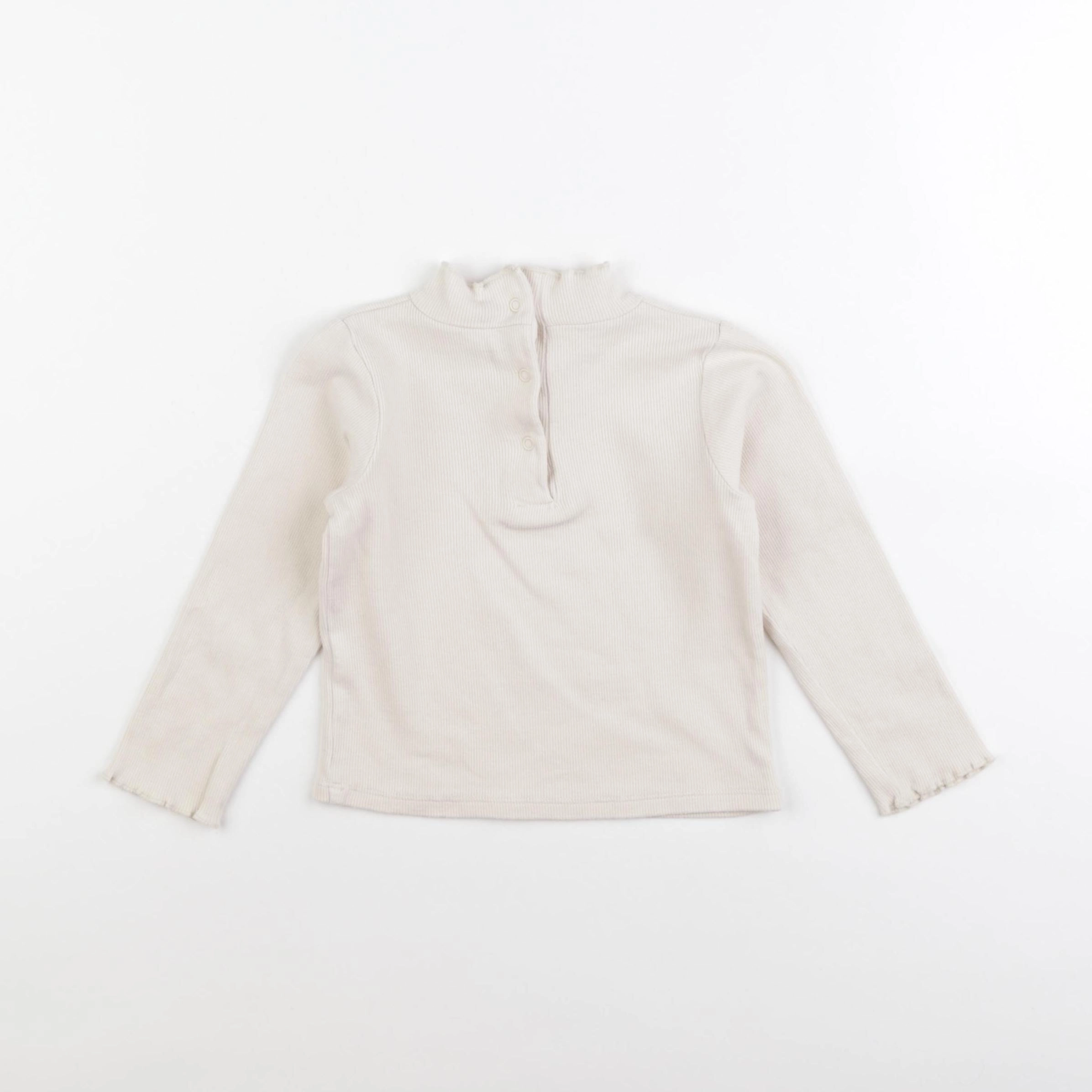 Vertbaudet - tee-shirt beige - 24 mois