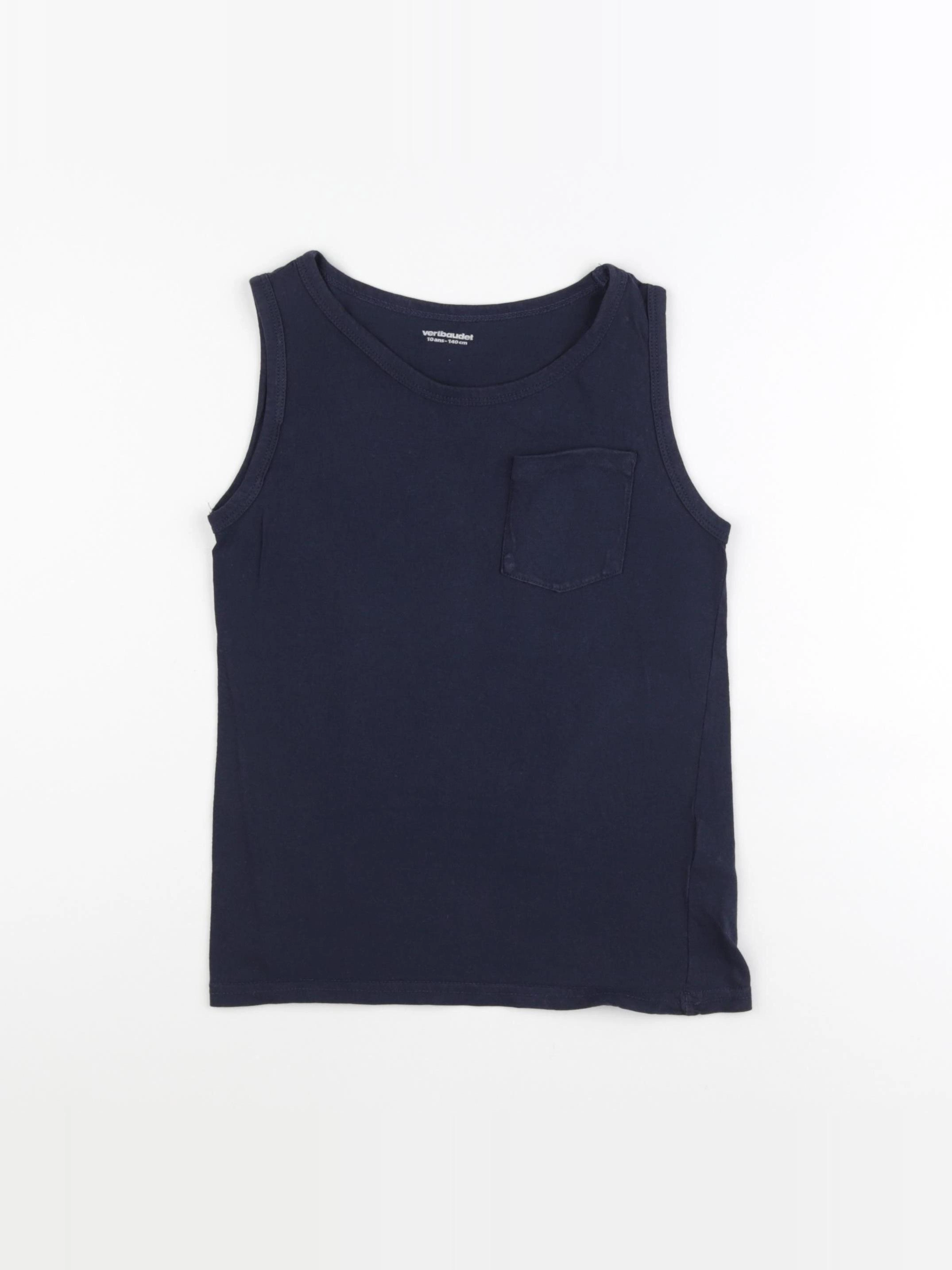 Vertbaudet - maillot de corps bleu - 10 ans
