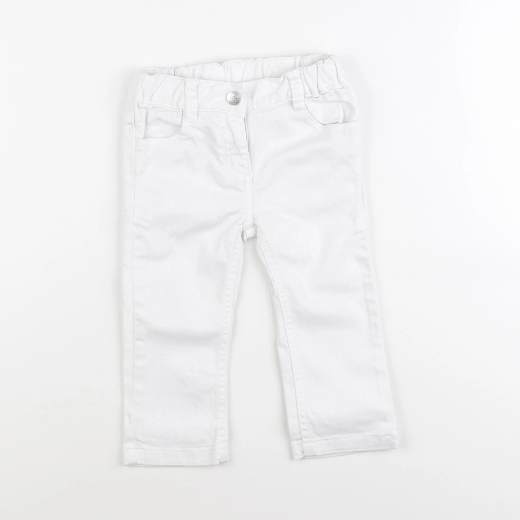Jacadi - jean blanc - 18 mois