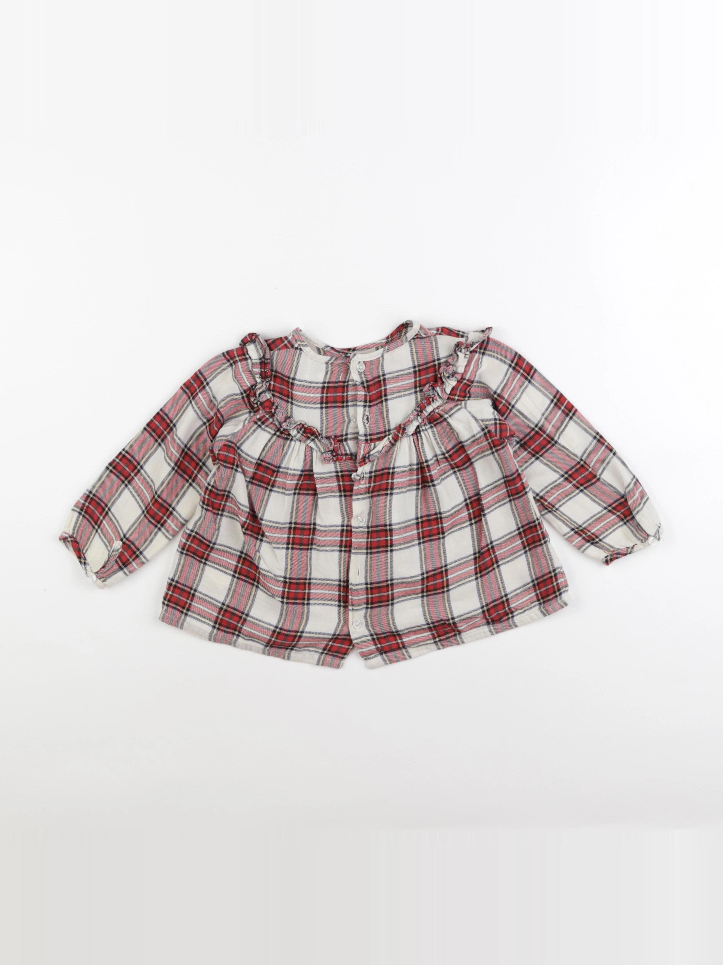 Vertbaudet - blouse multicolore - 24 mois