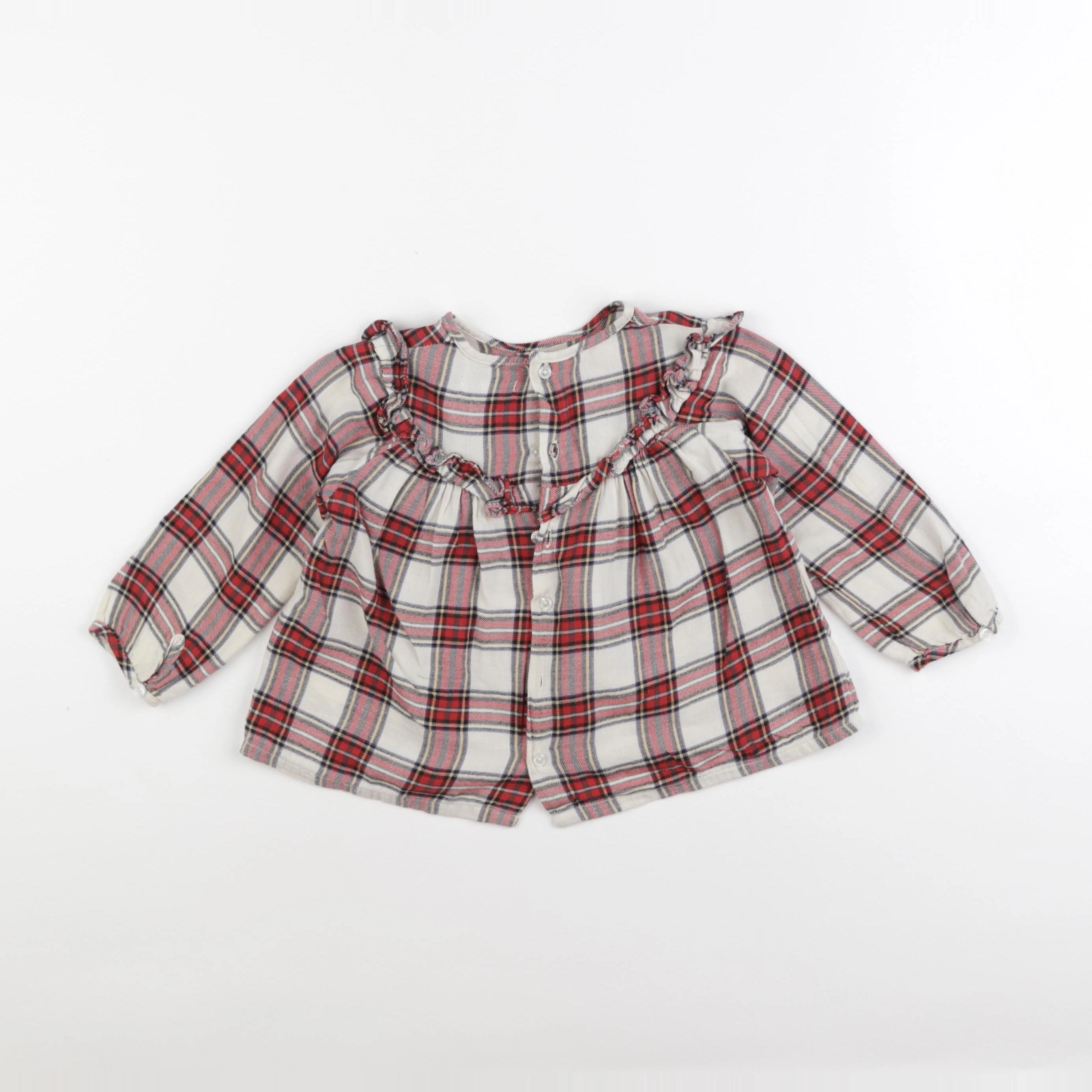 Vertbaudet - blouse multicolore - 24 mois