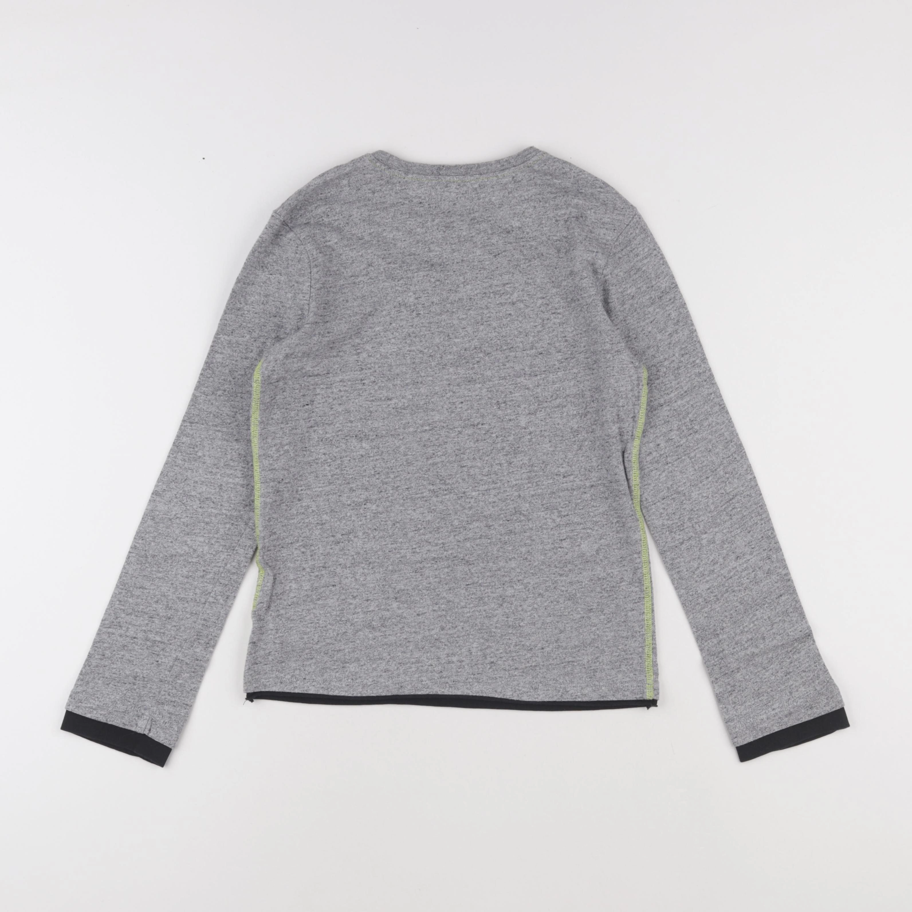 IKKS - tee-shirt gris - 8 ans