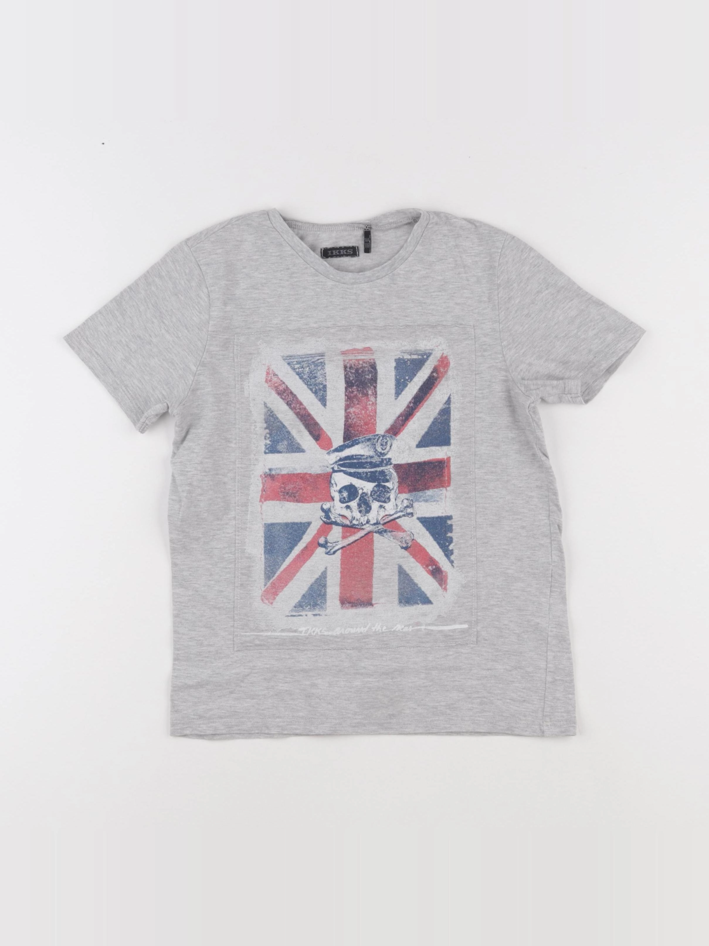 IKKS - tee-shirt gris - 6 ans