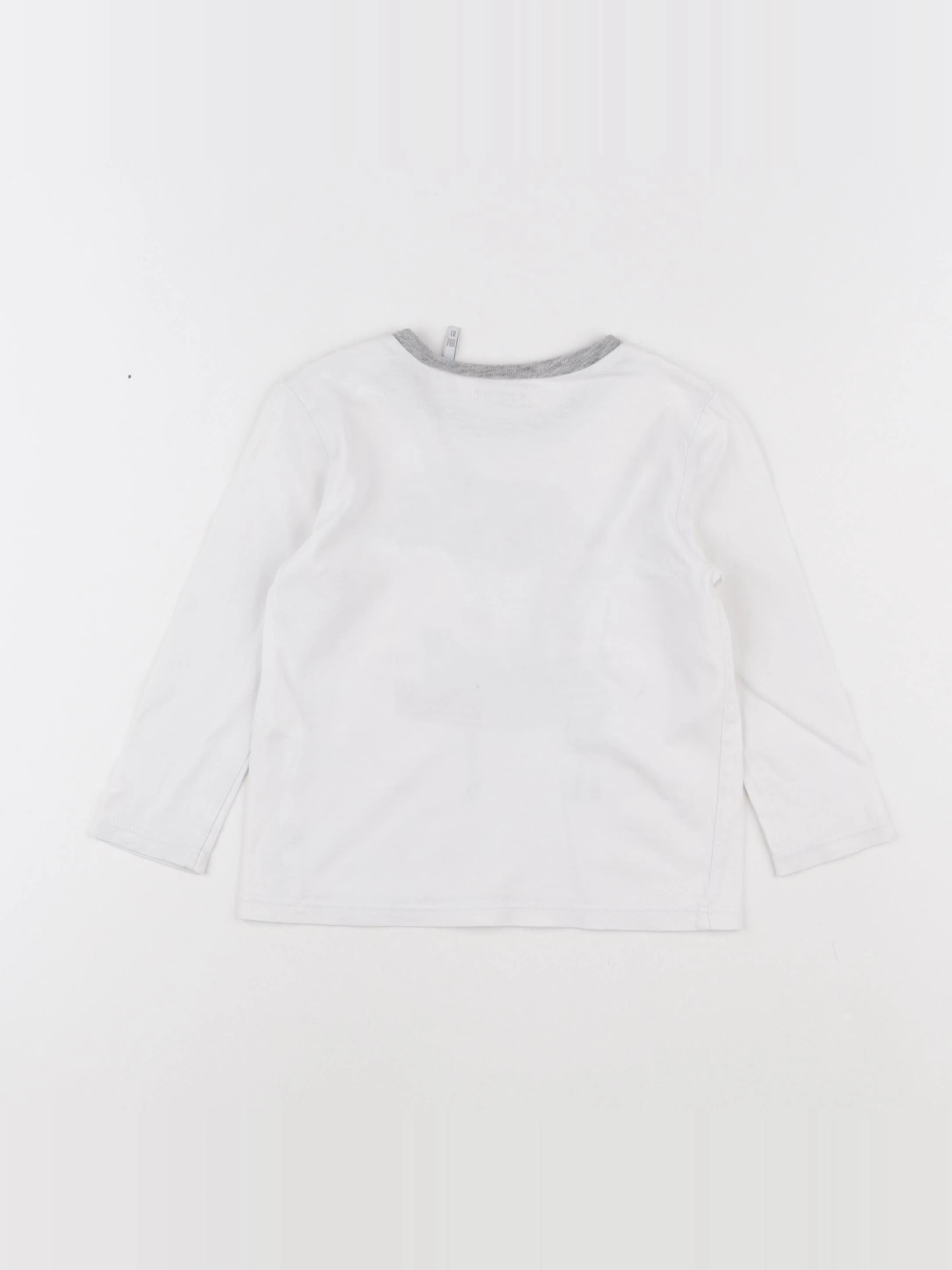 IKKS - tee-shirt blanc - 18 mois