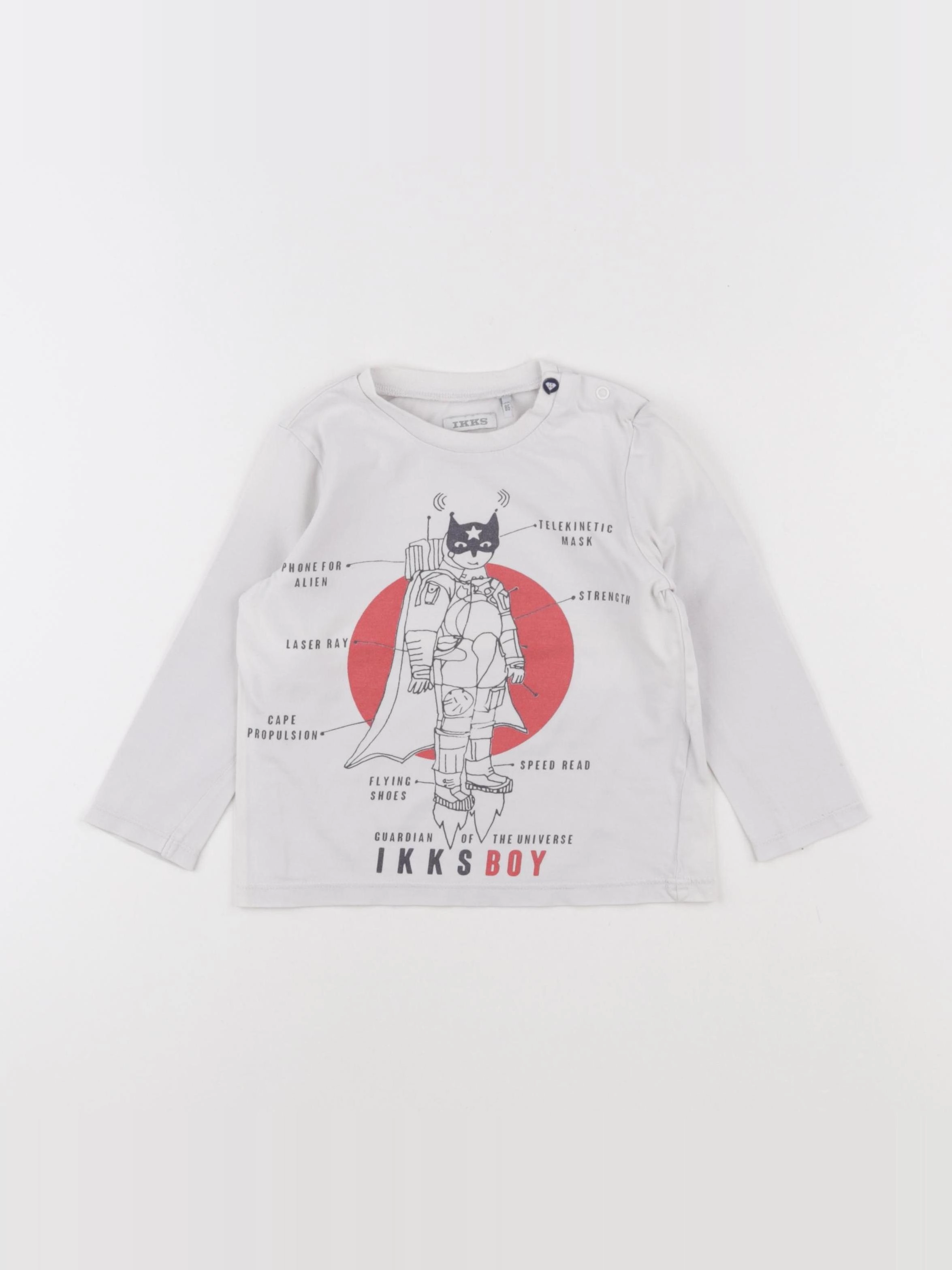 IKKS - tee-shirt blanc - 2 ans