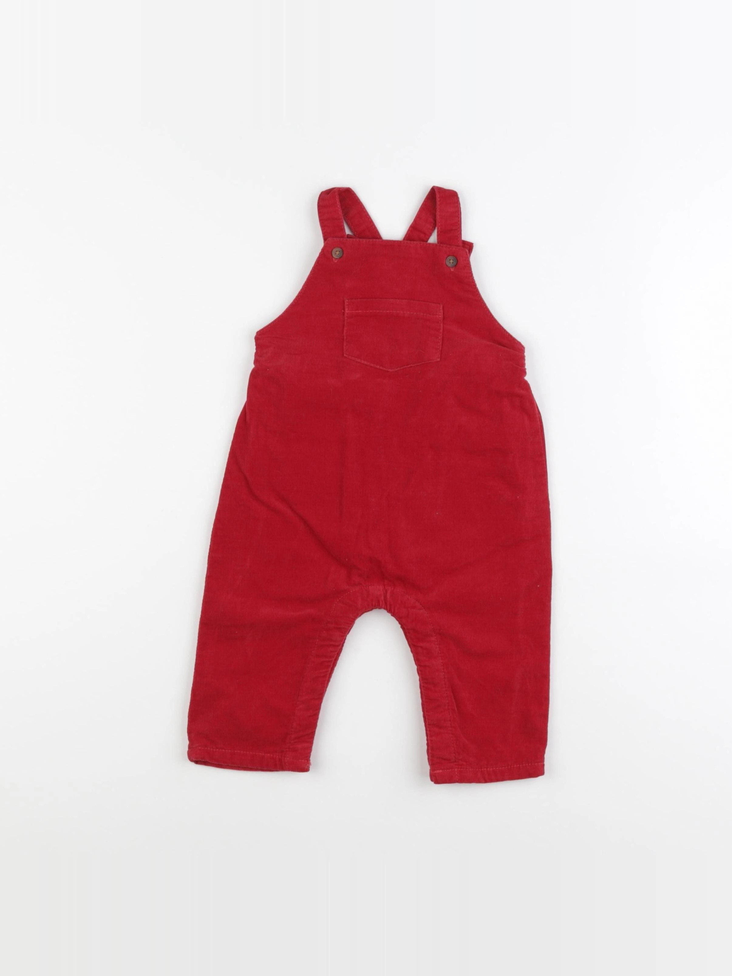 Boutchou - salopette rouge - 6 mois