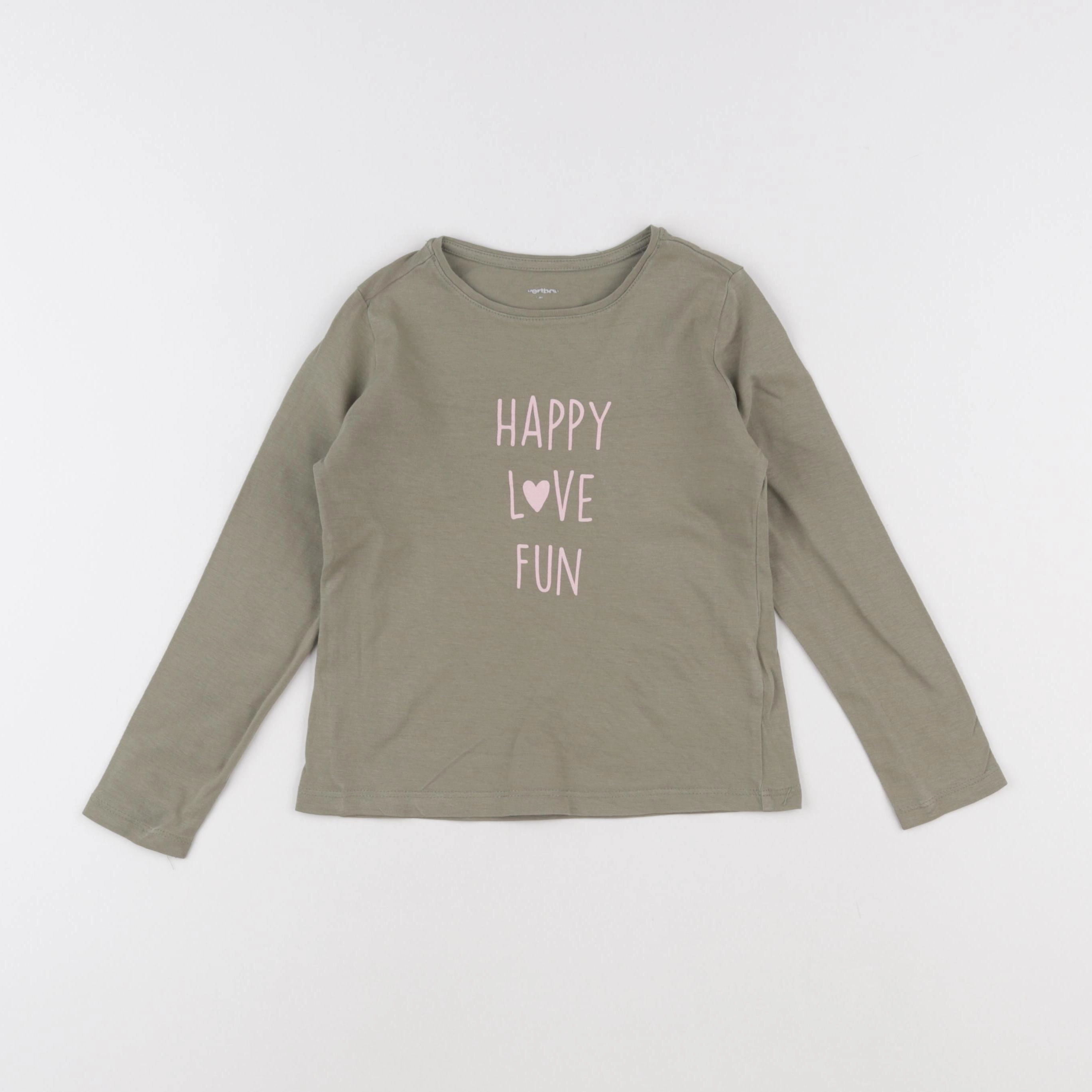 Vertbaudet - tee-shirt vert - 5 ans
