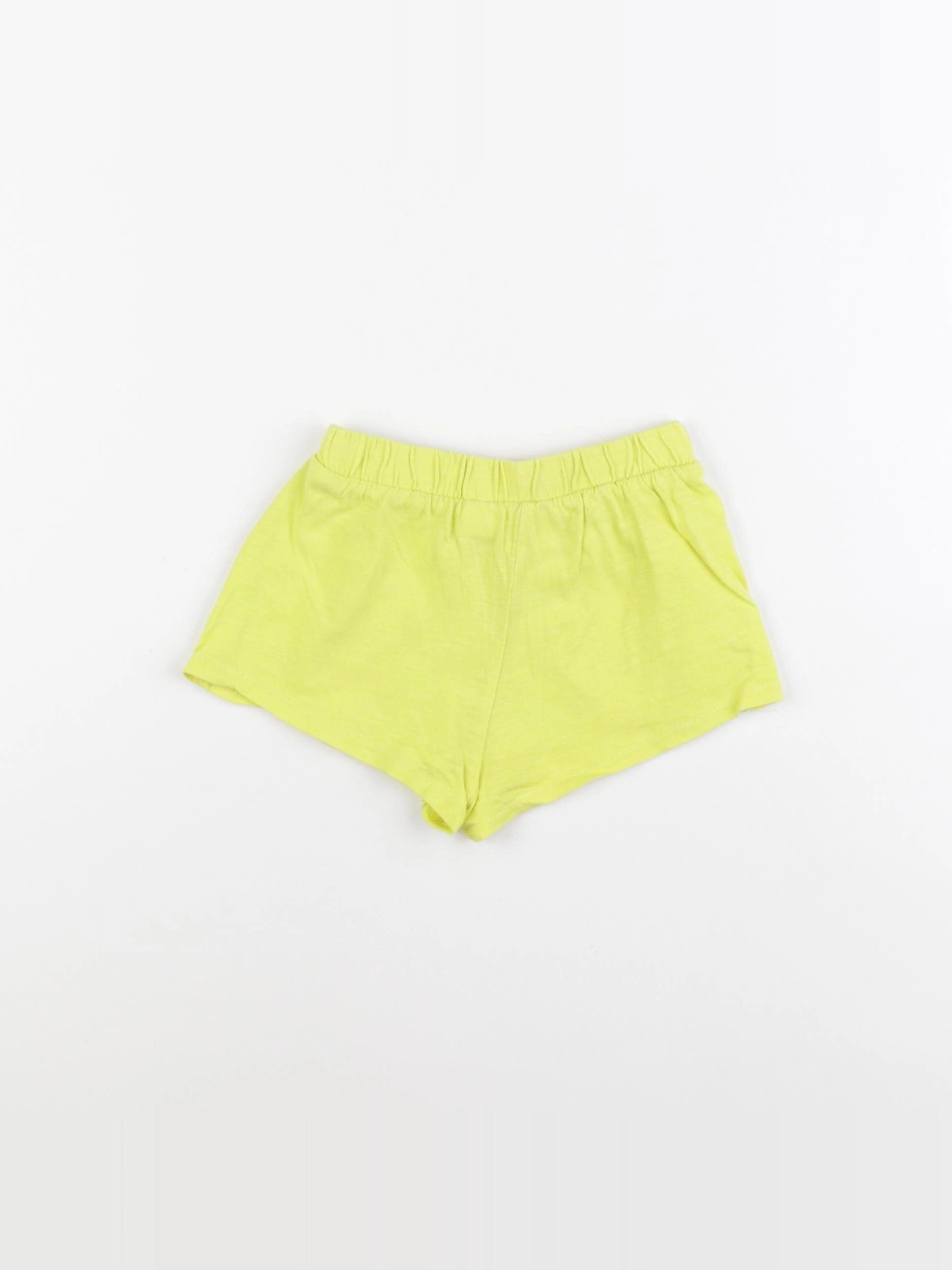 Zara - short jaune - 18/24 mois