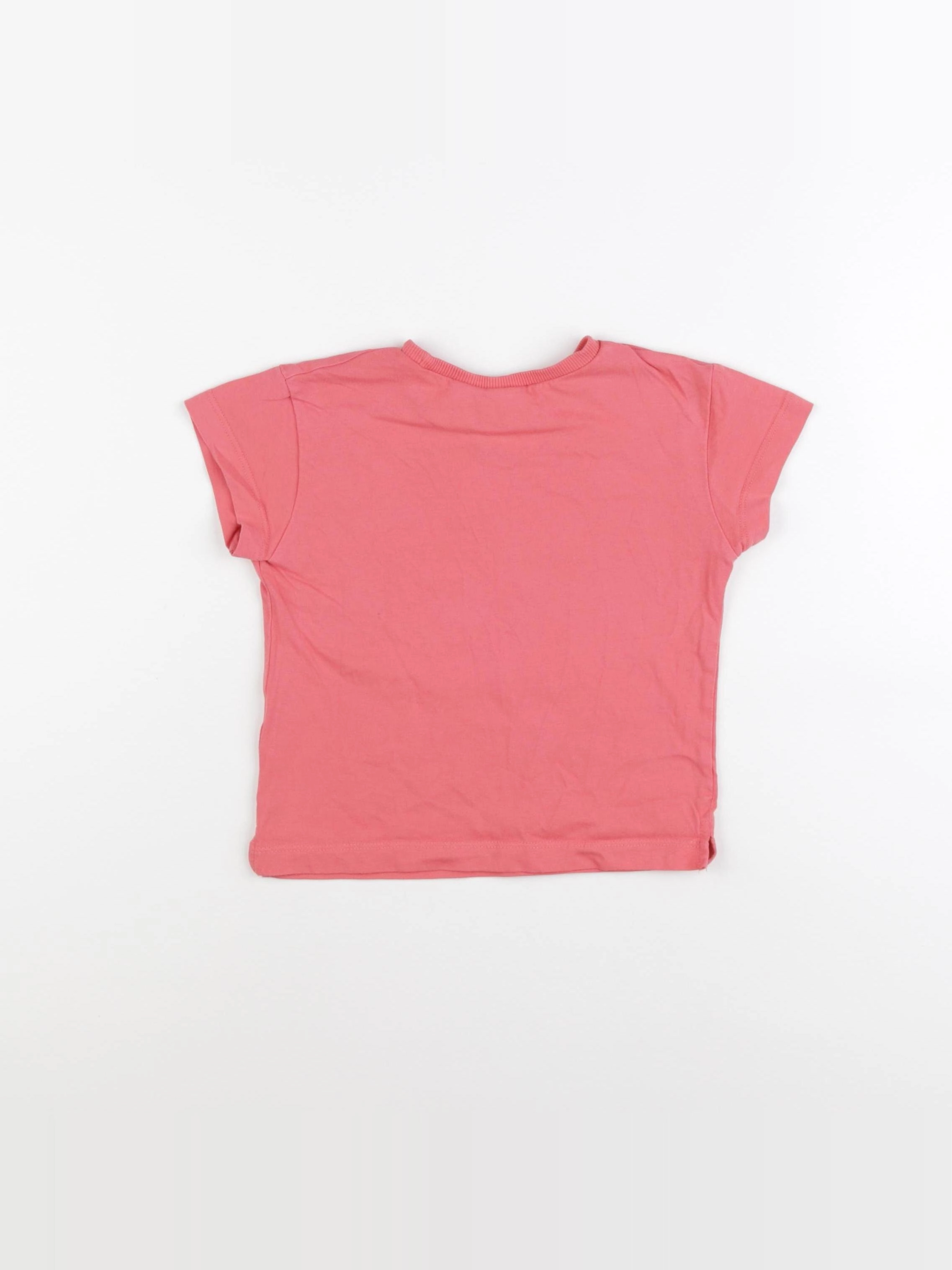 Zara - tee-shirt rose - 12/18 mois