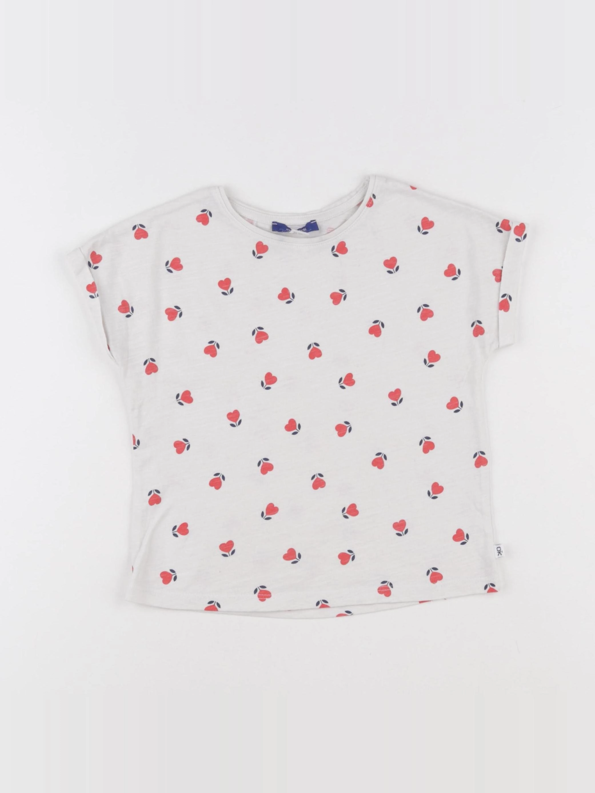 Okaidi - tee-shirt blanc - 5 ans