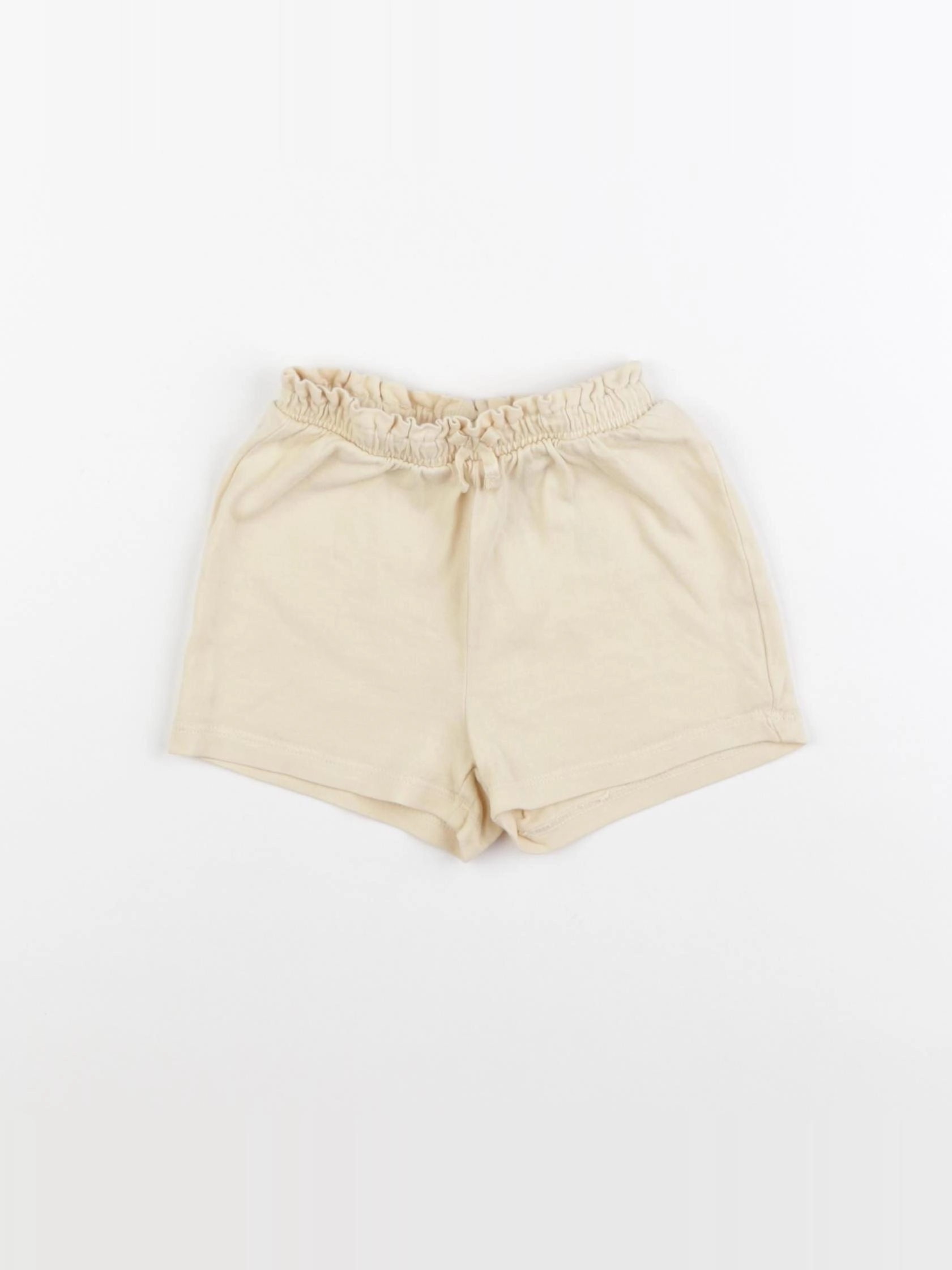 H&M - short beige - 12/18 mois