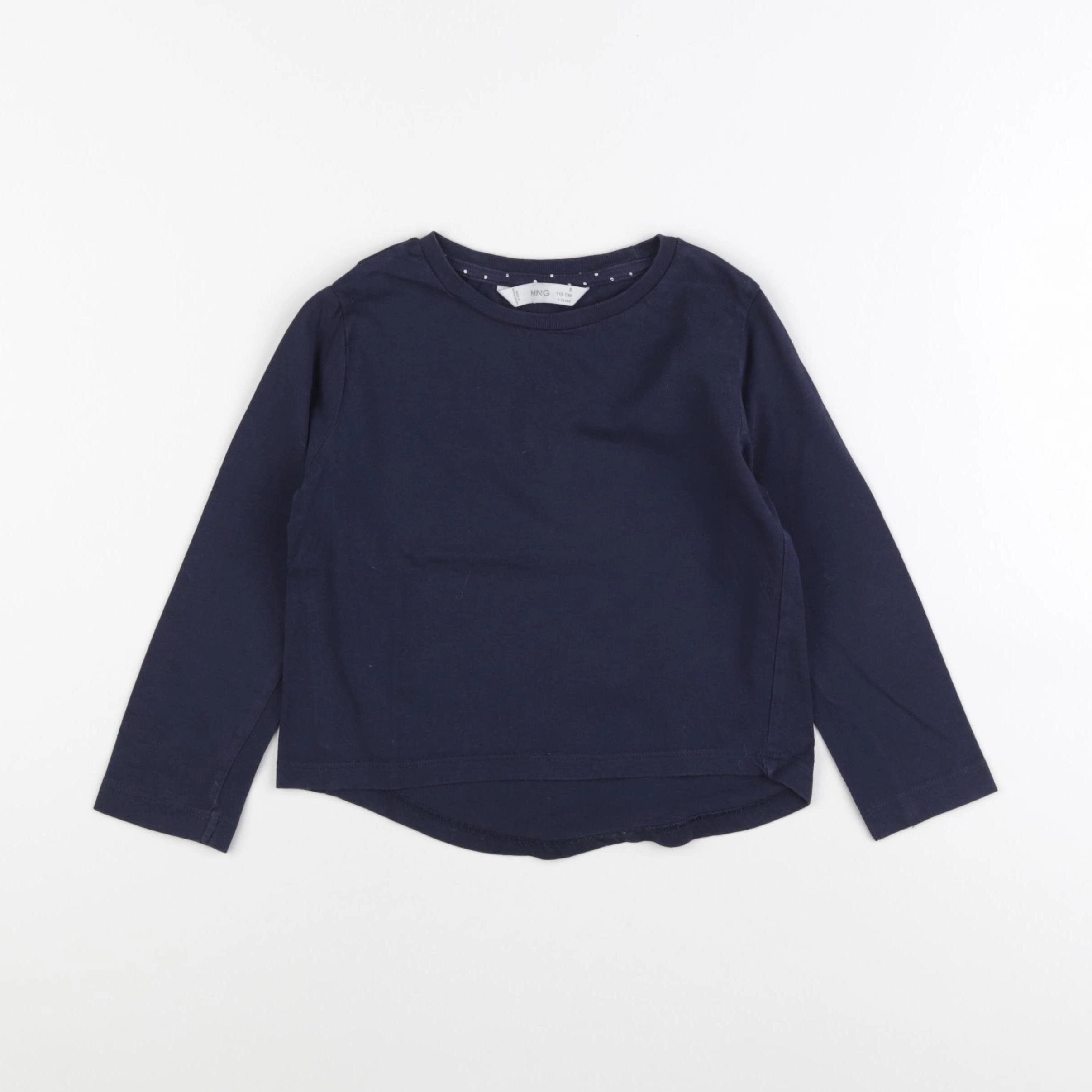 Mango - tee-shirt bleu - 5 ans