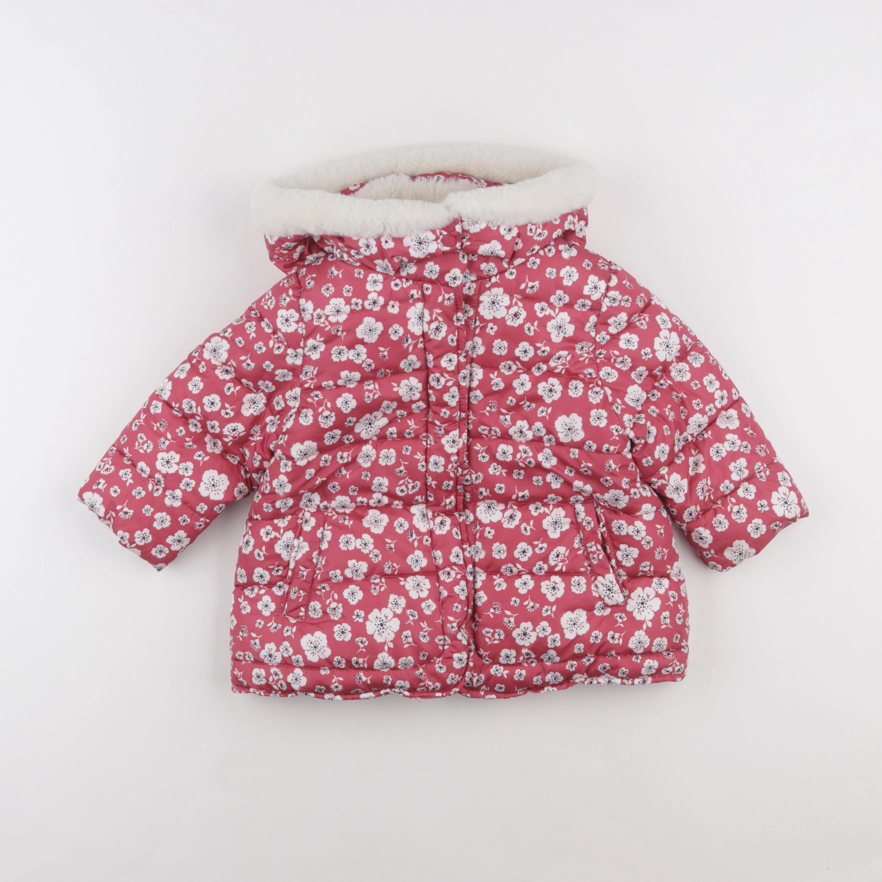 Boutchou - doudoune rose - 18 mois
