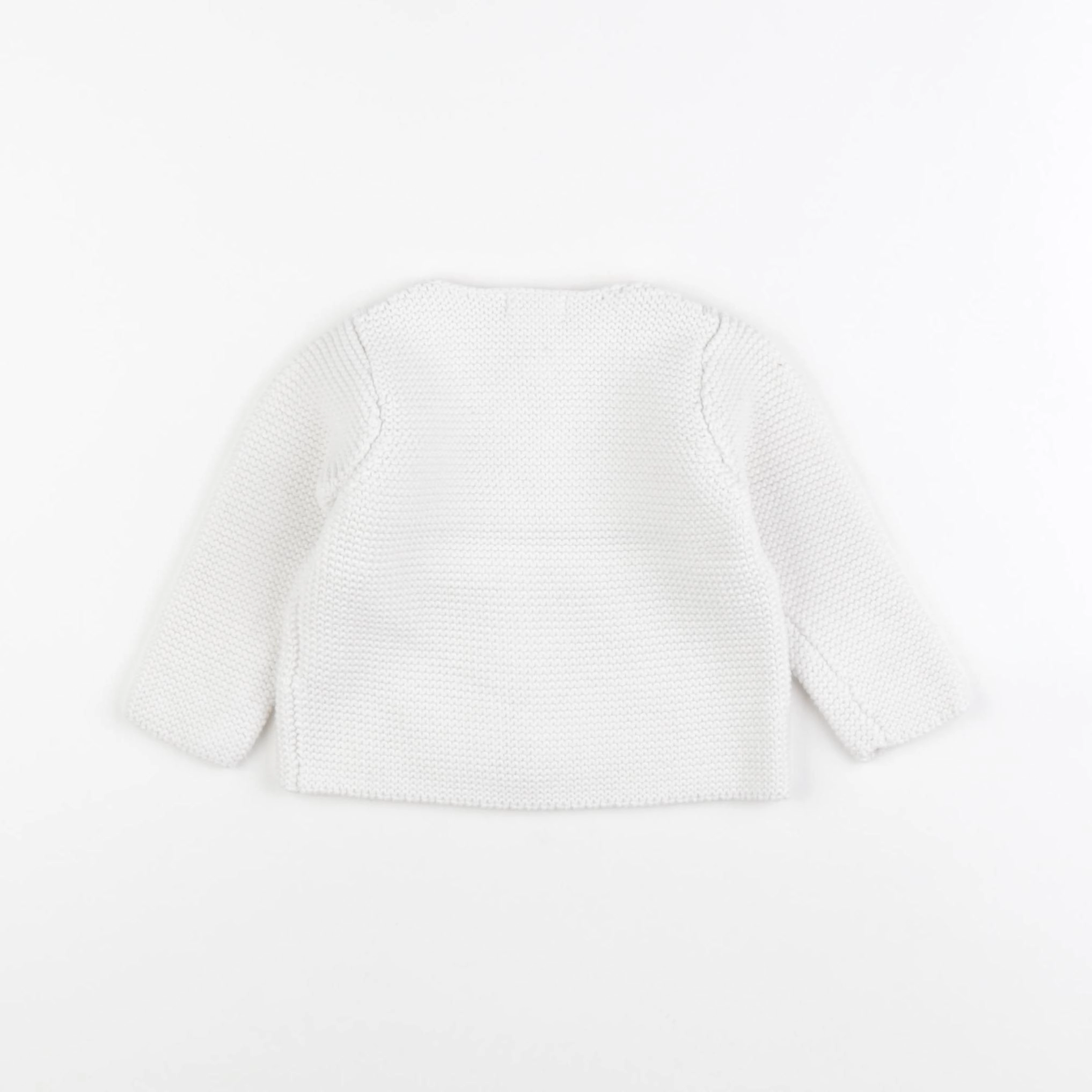 Boutchou - gilet blanc - 9 mois