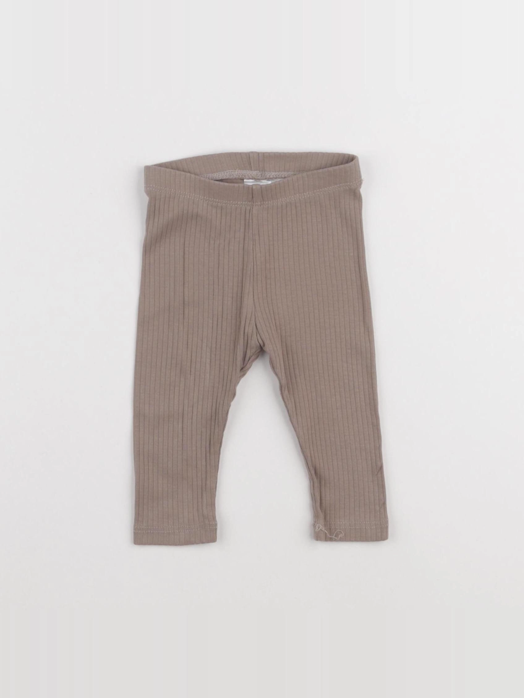 H&M - jogging marron - 3 mois