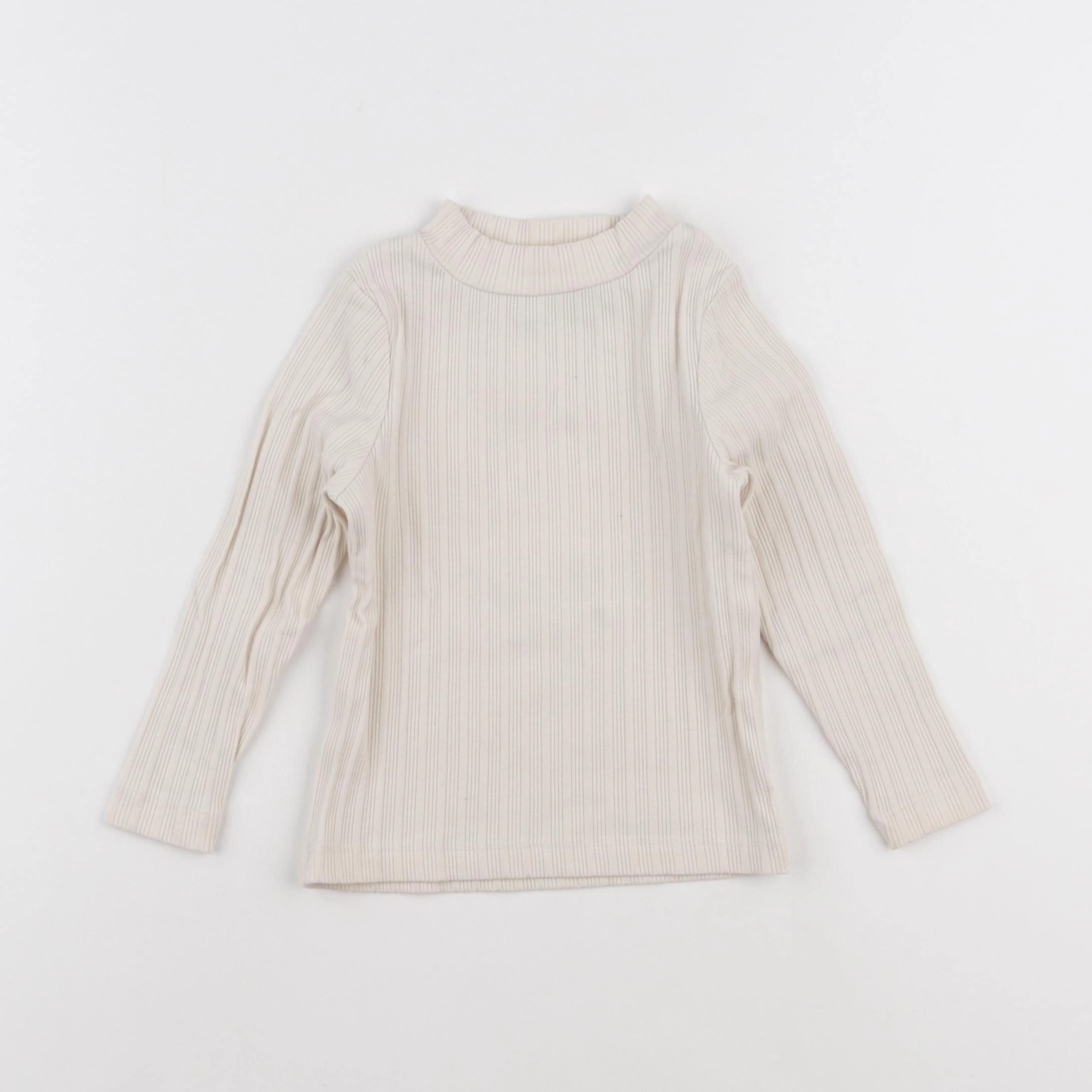 Monoprix - tee-shirt beige - 3 ans