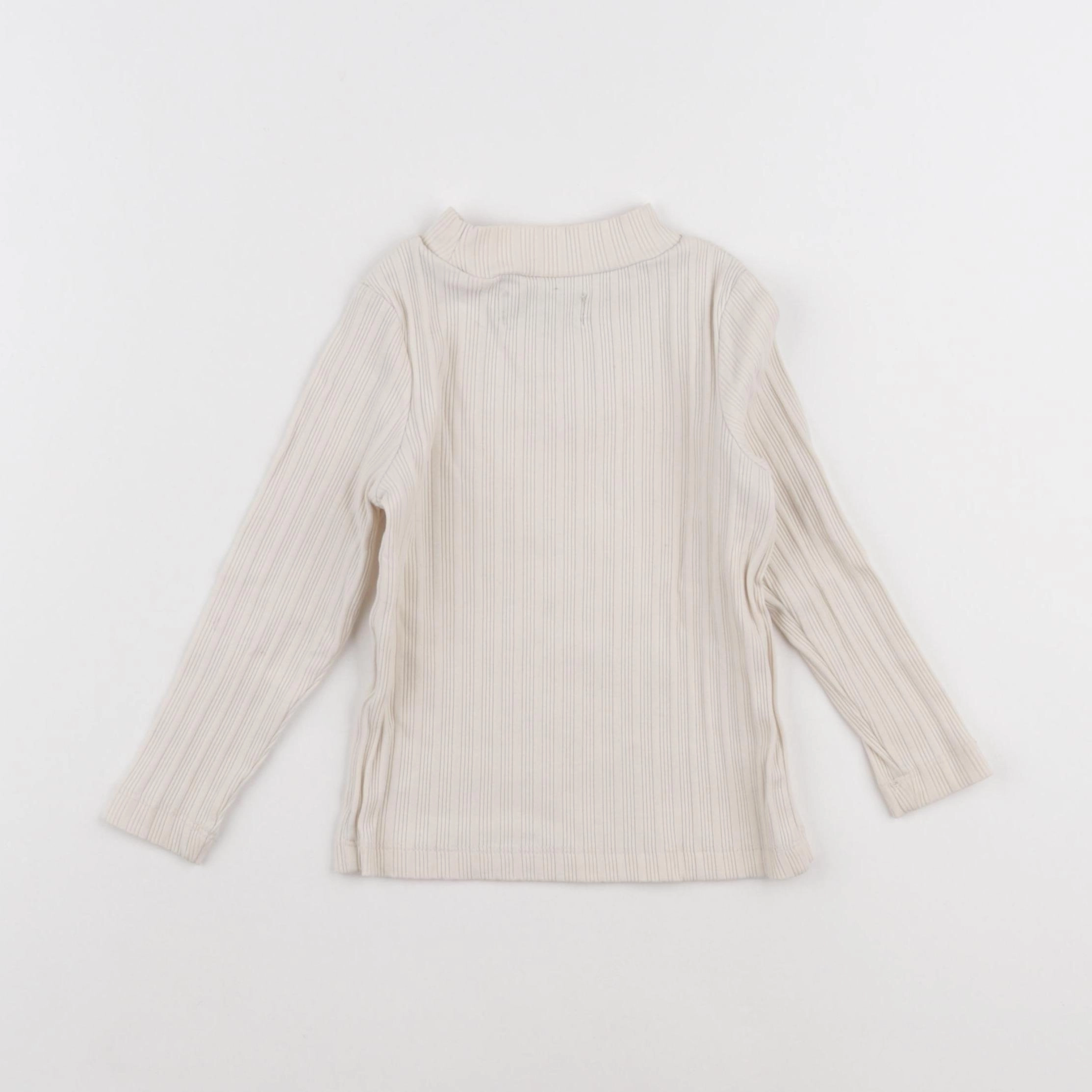 Monoprix - tee-shirt beige - 3 ans