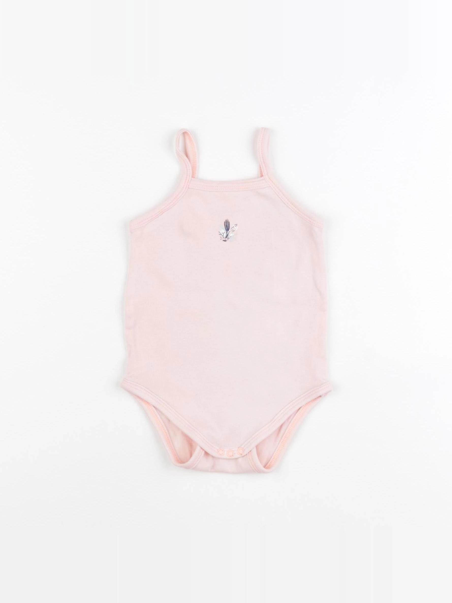 Vertbaudet - body rose - 9 mois