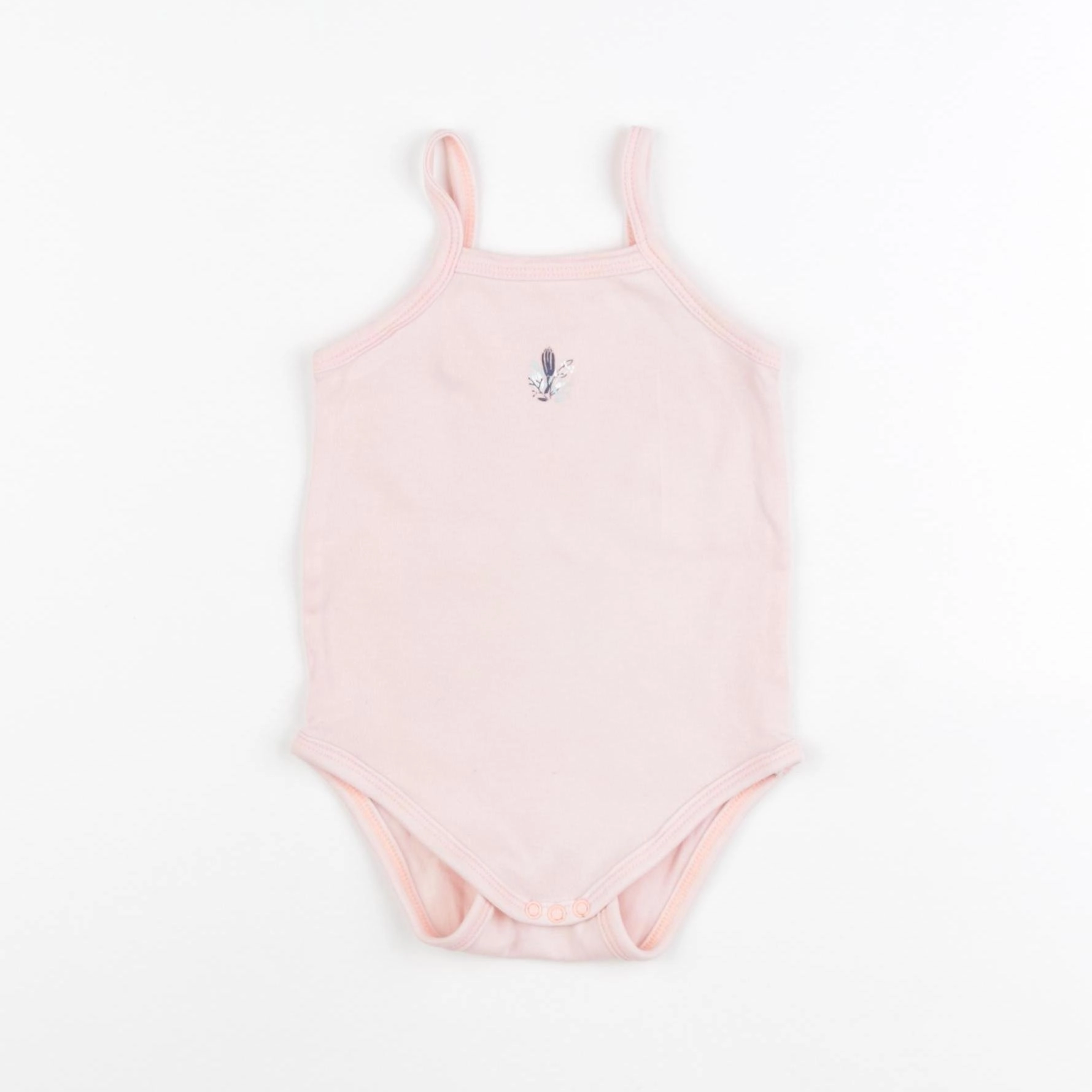 Vertbaudet - body rose - 9 mois