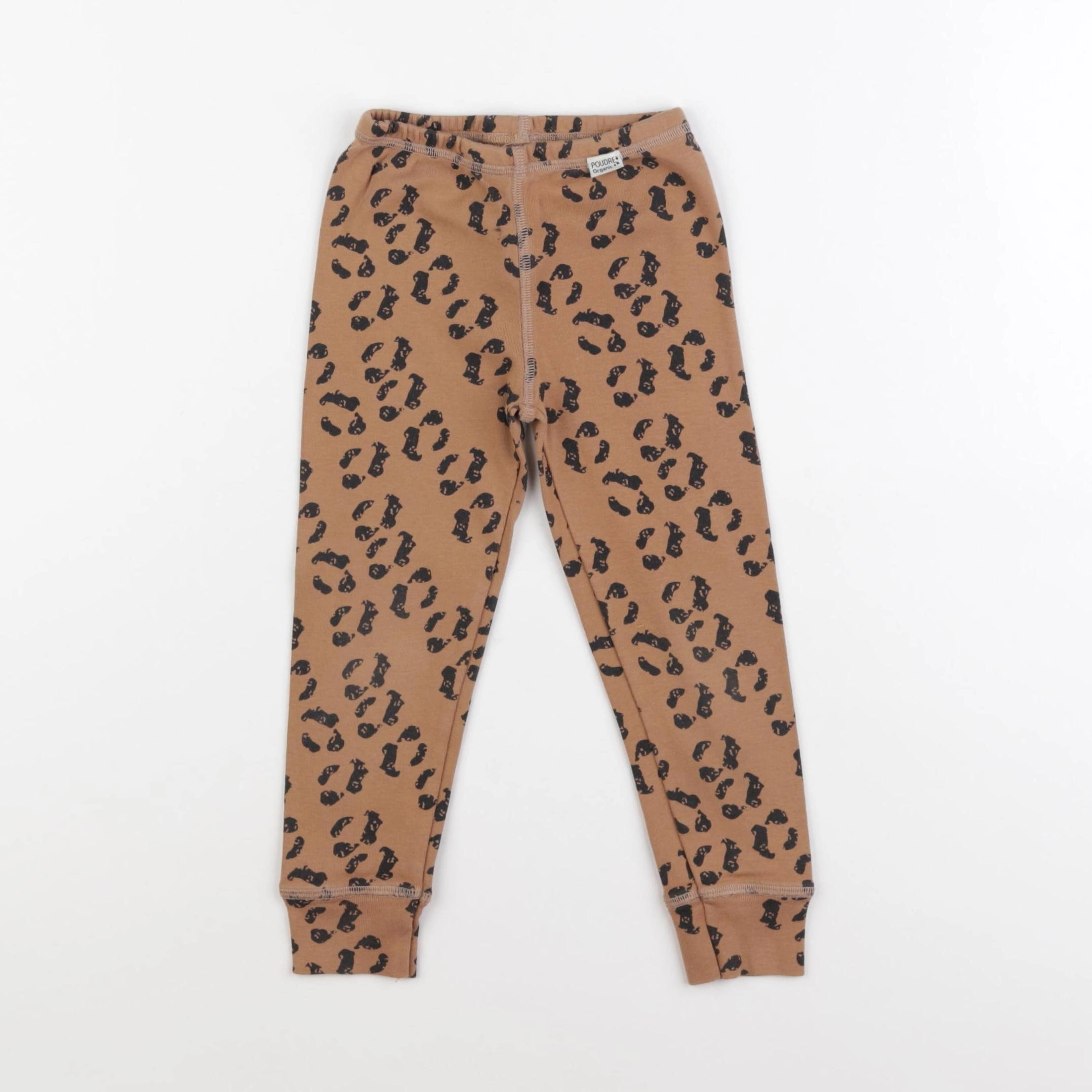 Poudre Organic - legging marron - 4 ans
