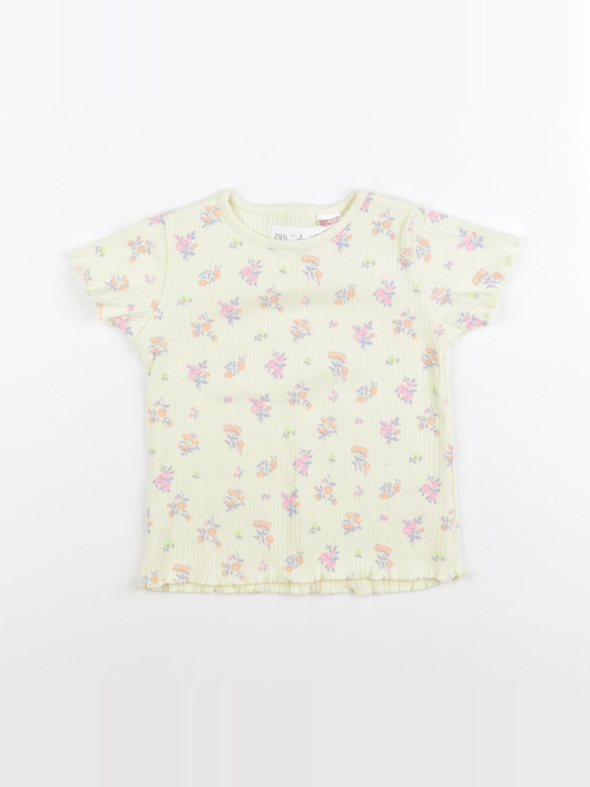 Zara - tee-shirt multicolore - 5 ans