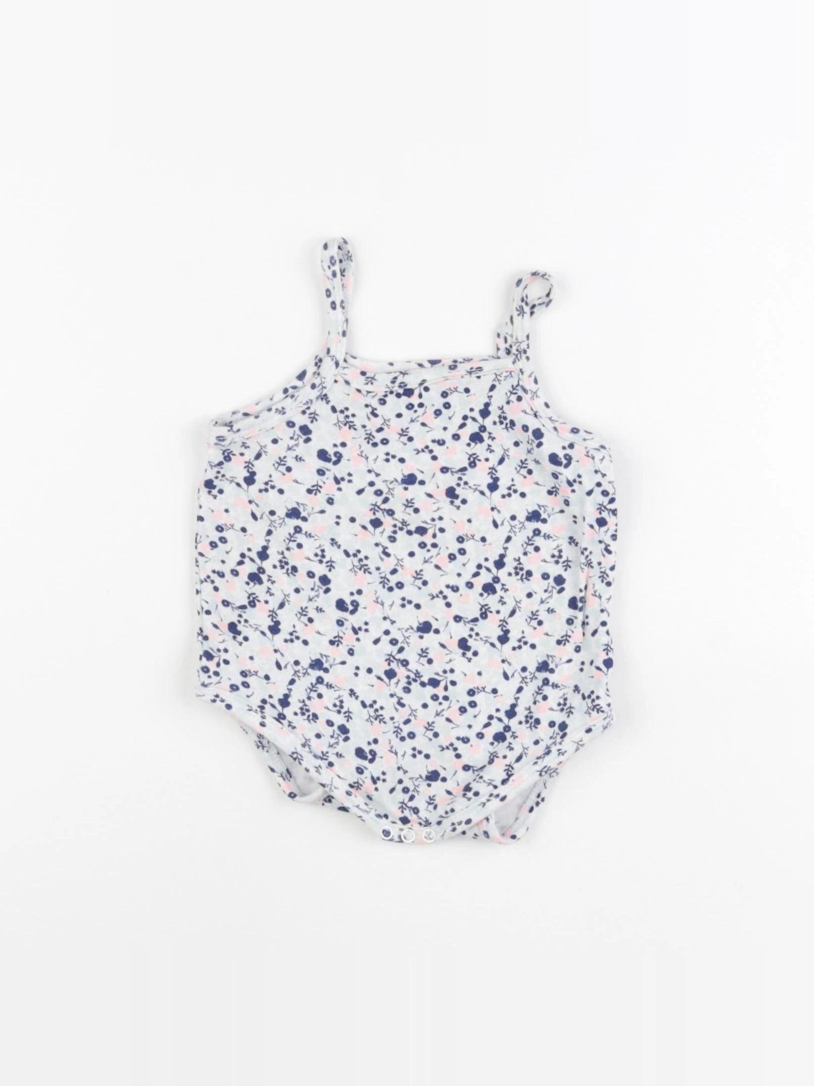 Vertbaudet - body bleu - 9 mois