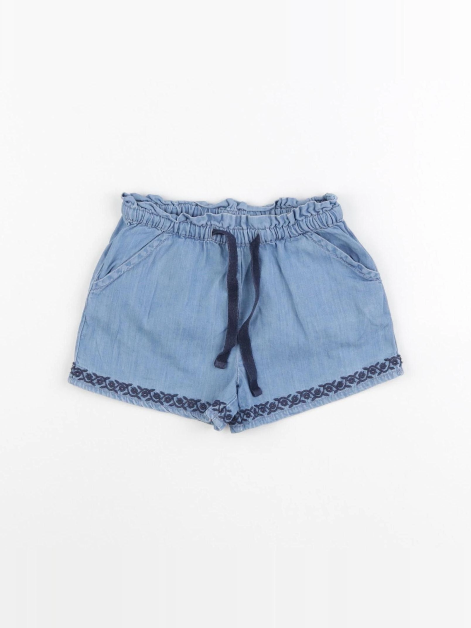 Boutchou - short bleu - 12 mois