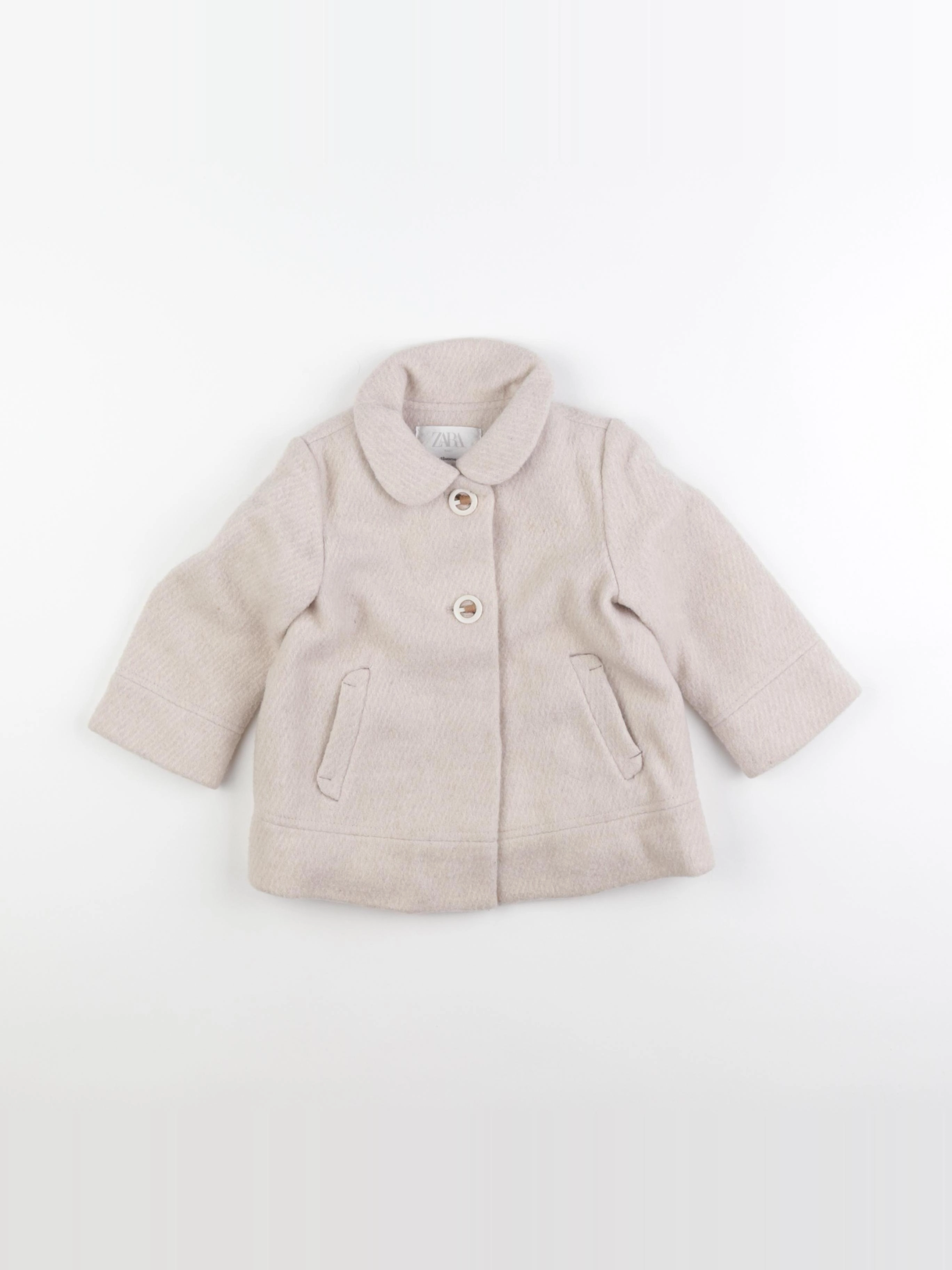 Zara - manteau beige - 12/18 mois