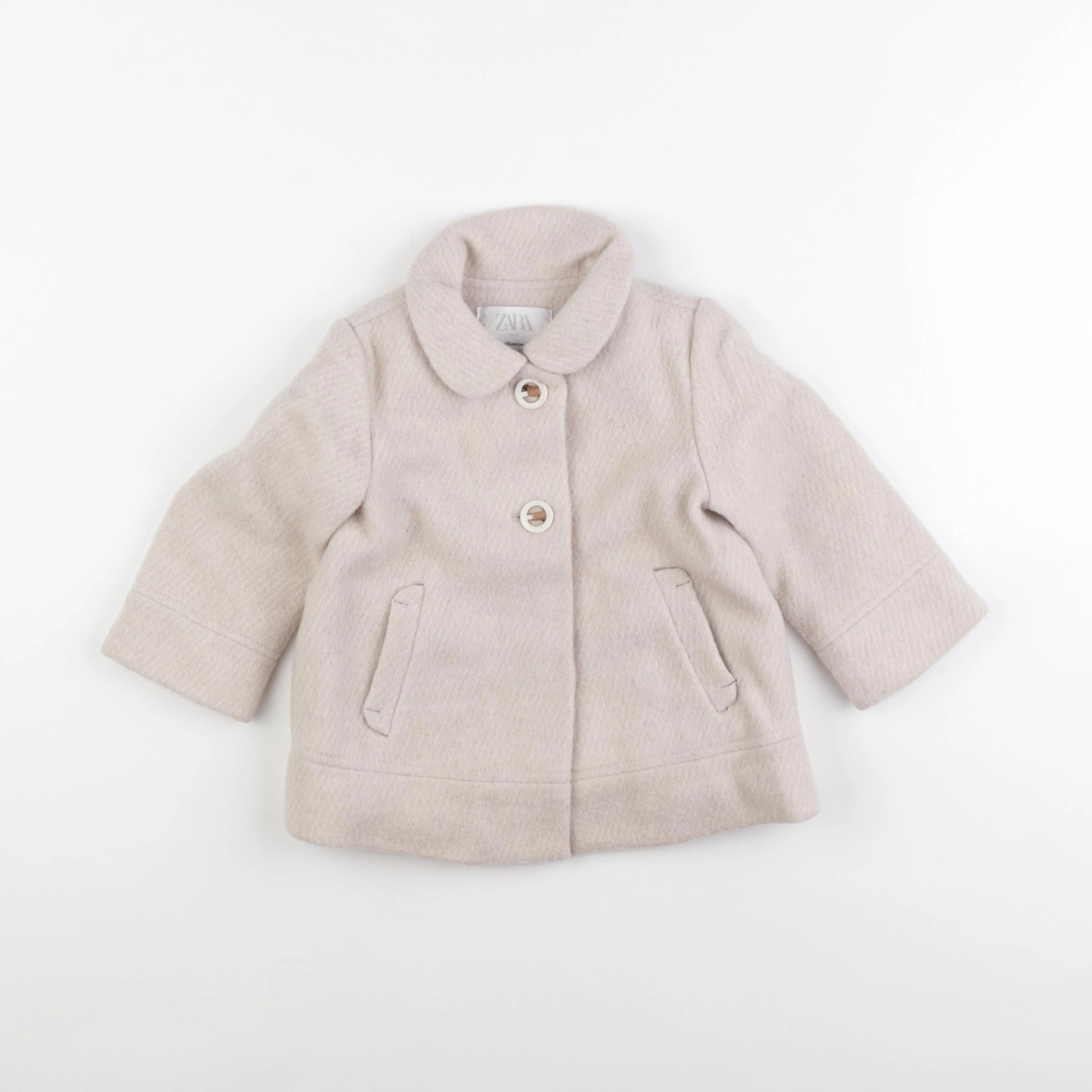 Zara - manteau beige - 12/18 mois