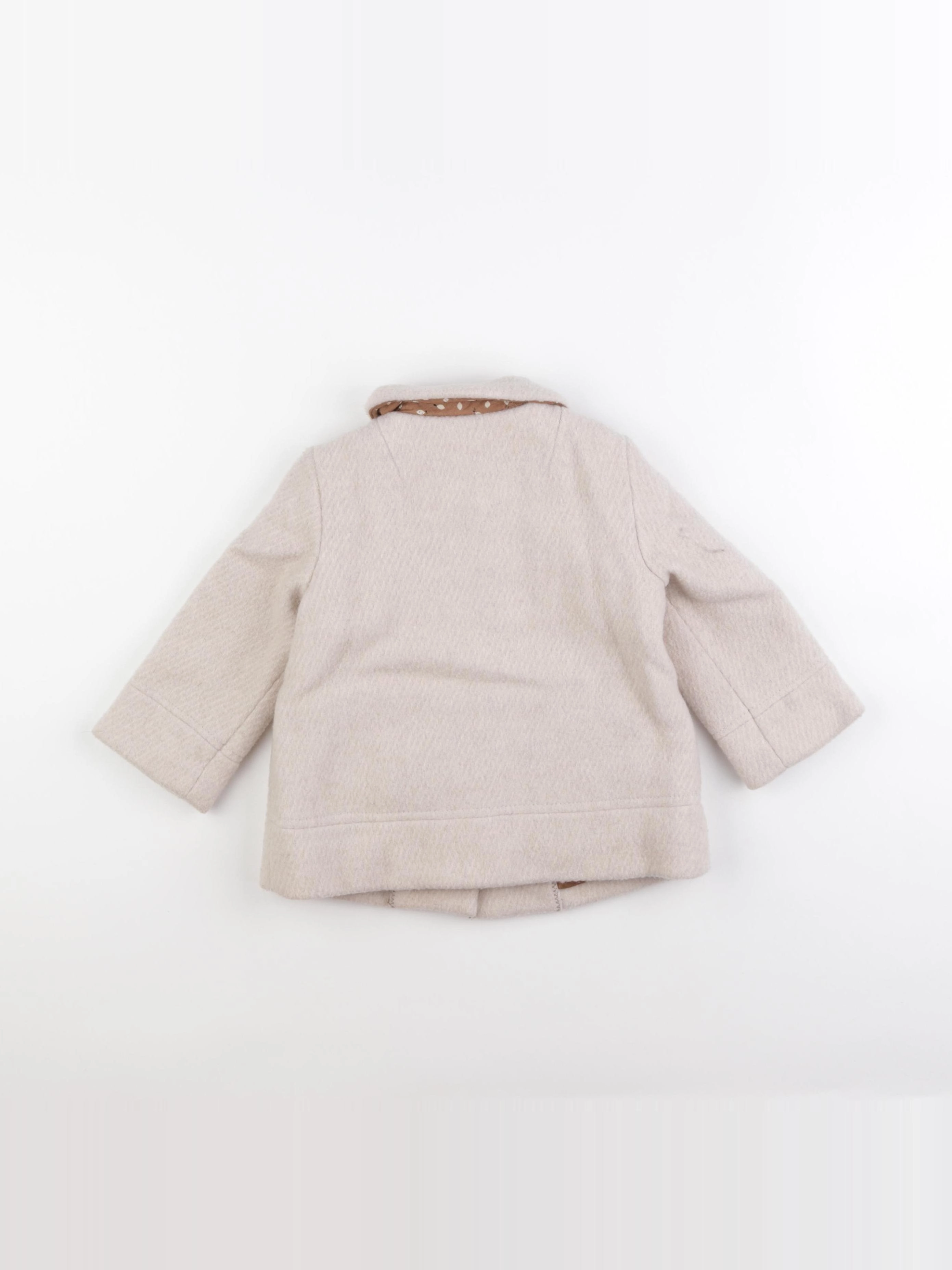 Zara - manteau beige - 12/18 mois