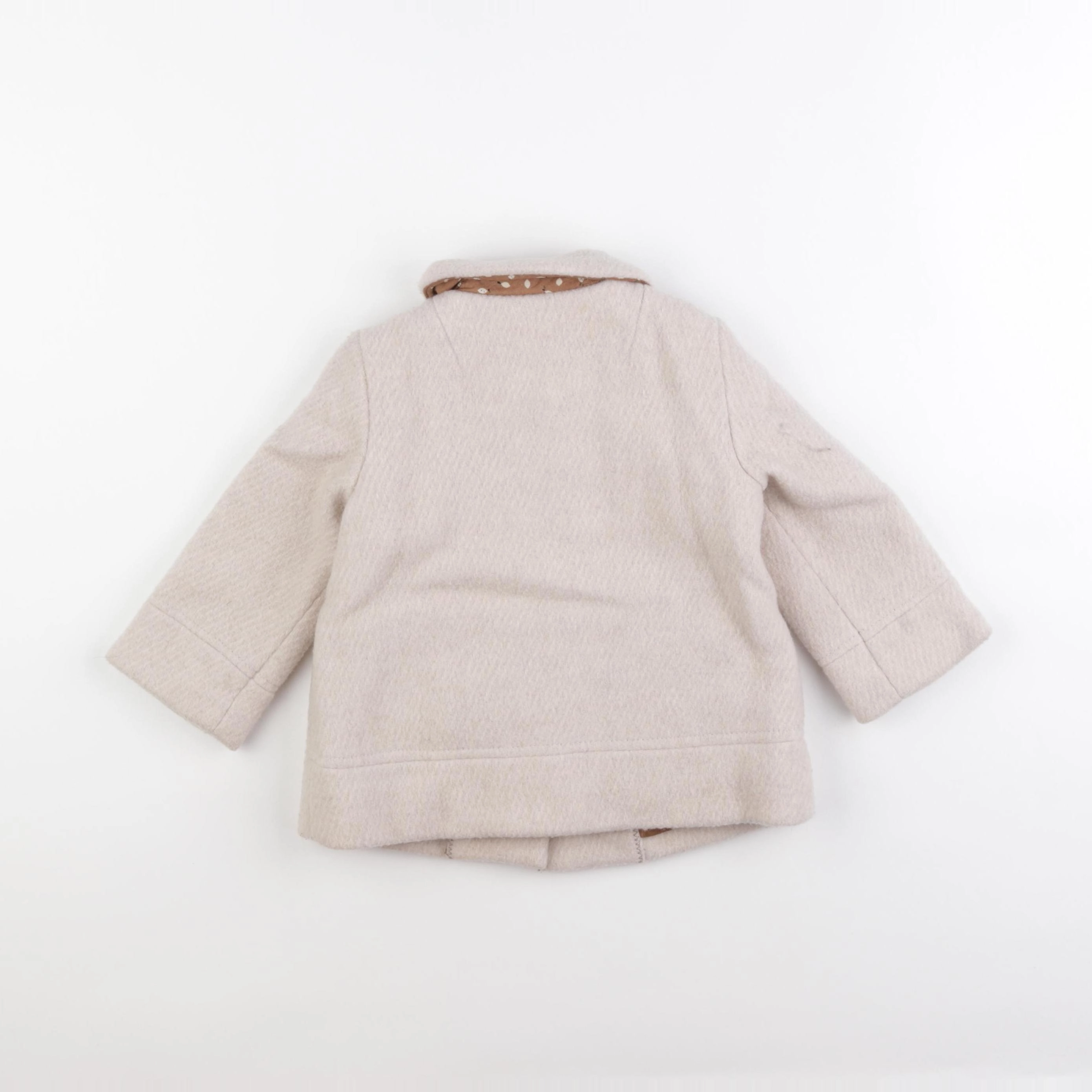 Zara - manteau beige - 12/18 mois