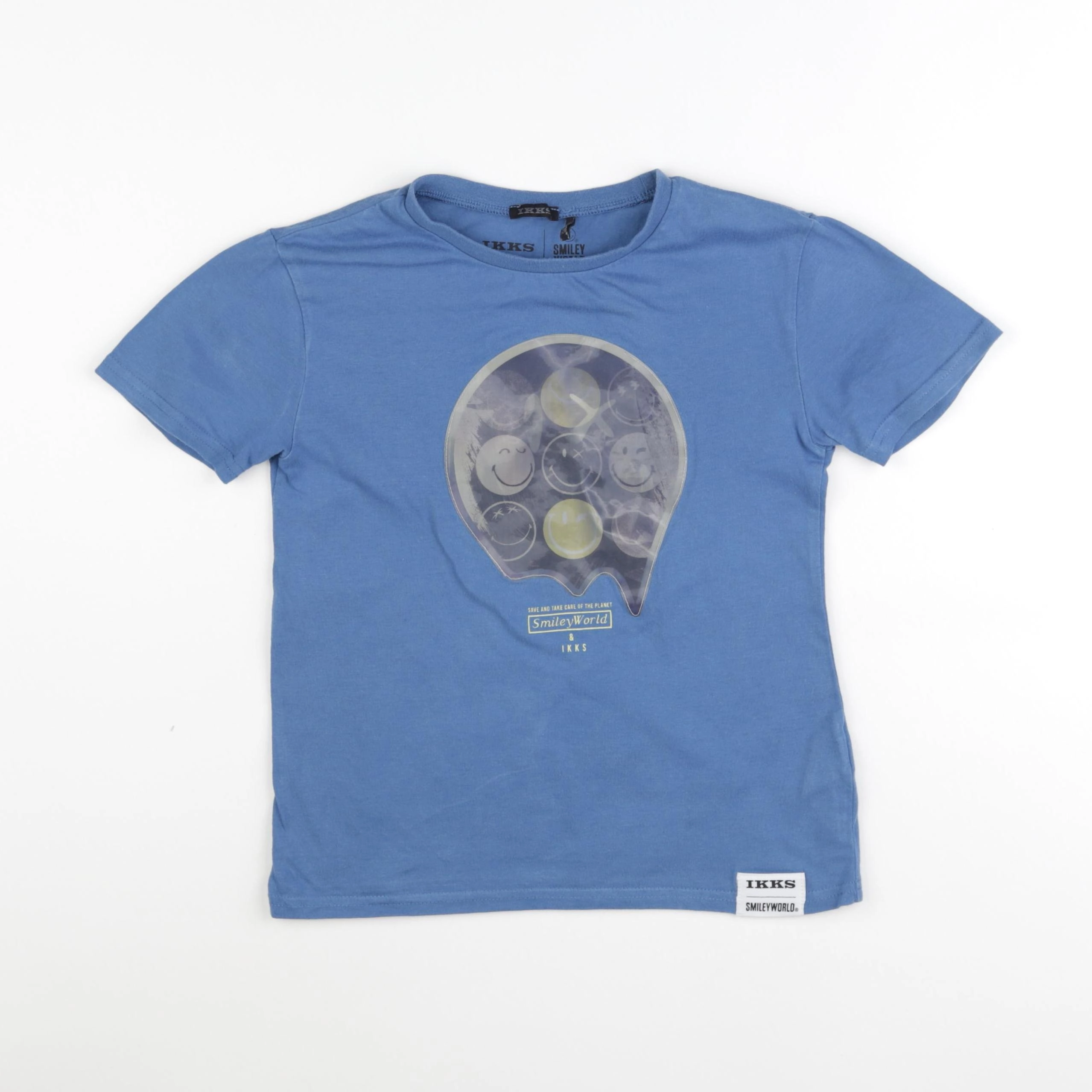 IKKS - tee-shirt bleu - 7 ans