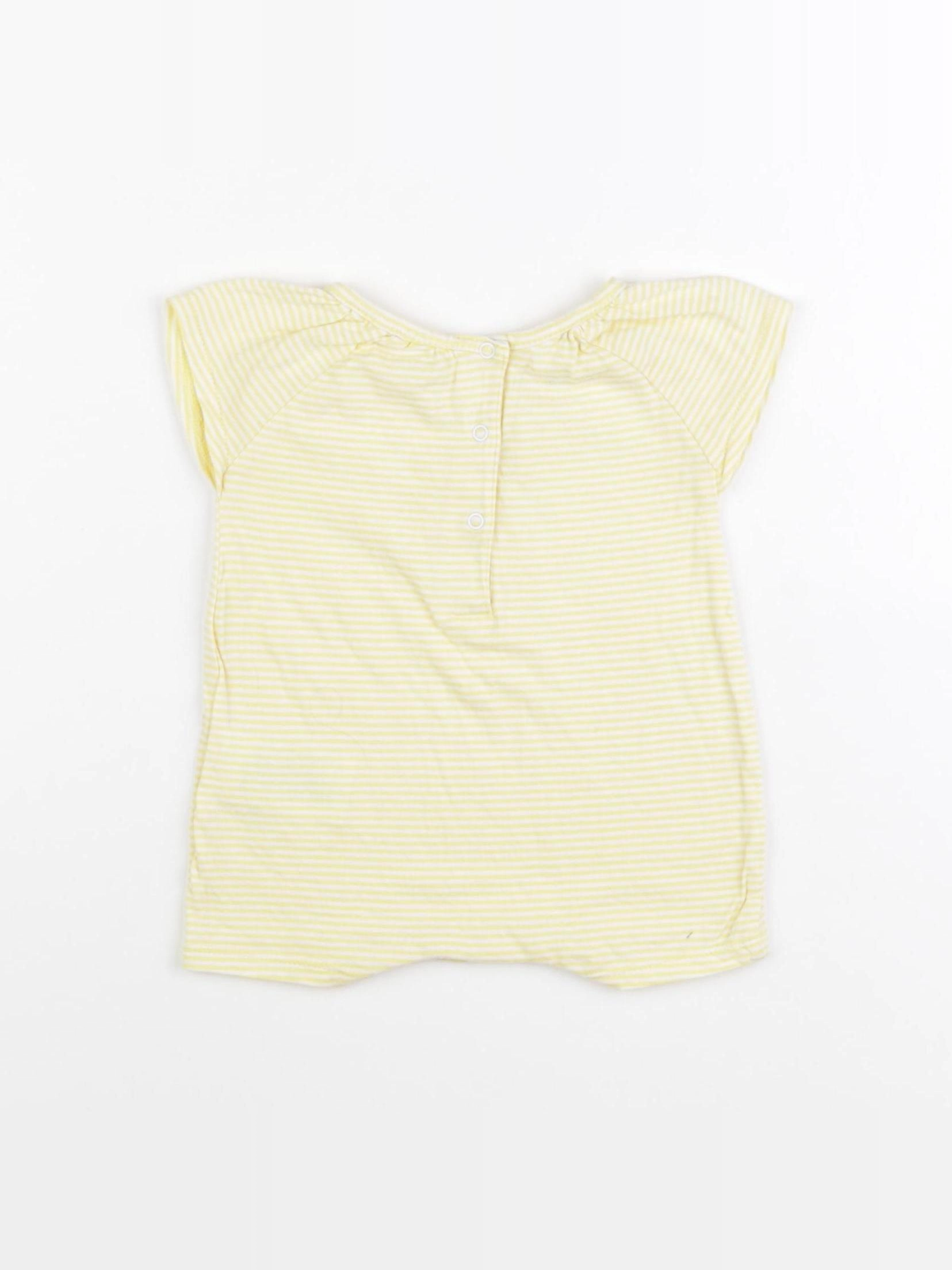 Vertbaudet - combinaison jaune - 3 mois