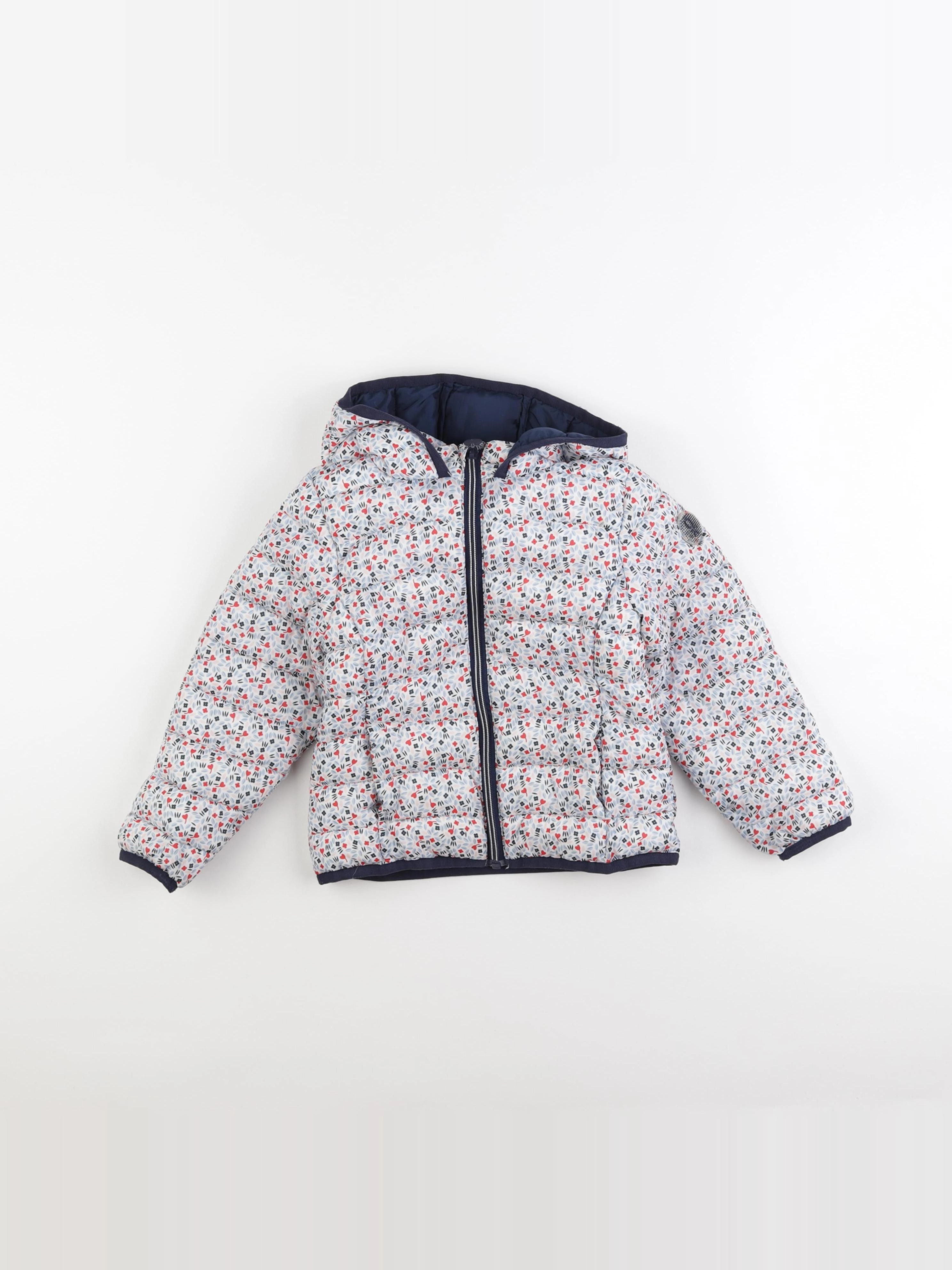 Okaidi - doudoune multicolore - 4 ans