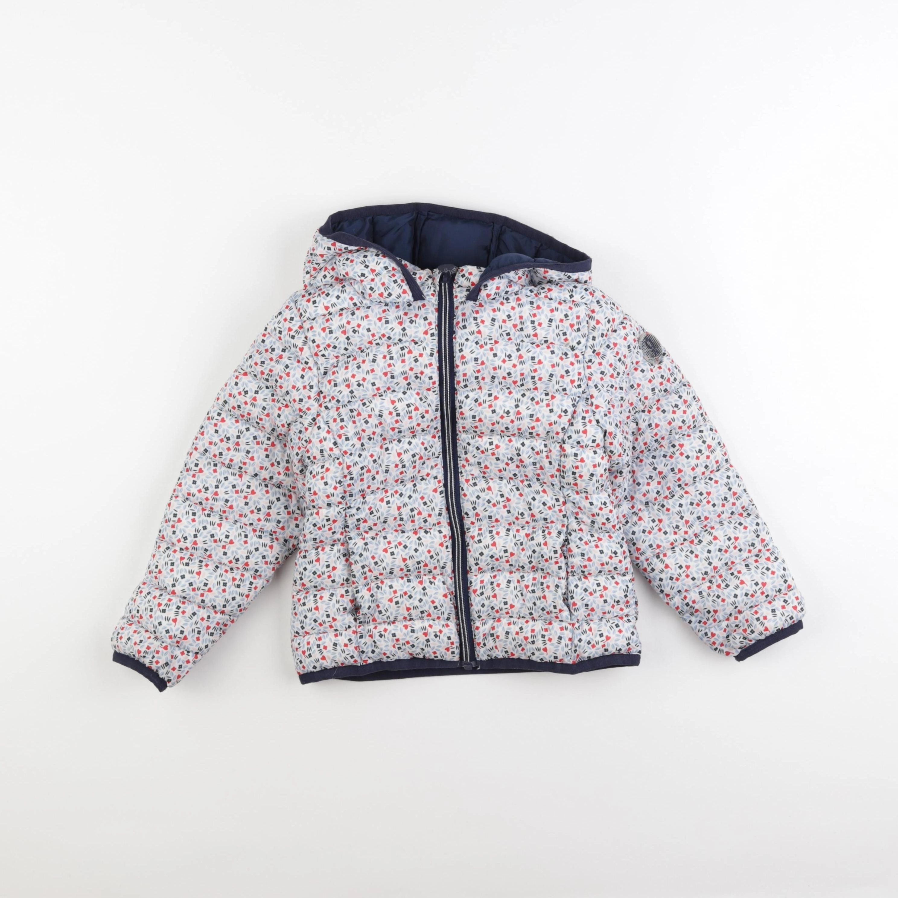 Okaidi - doudoune multicolore - 4 ans