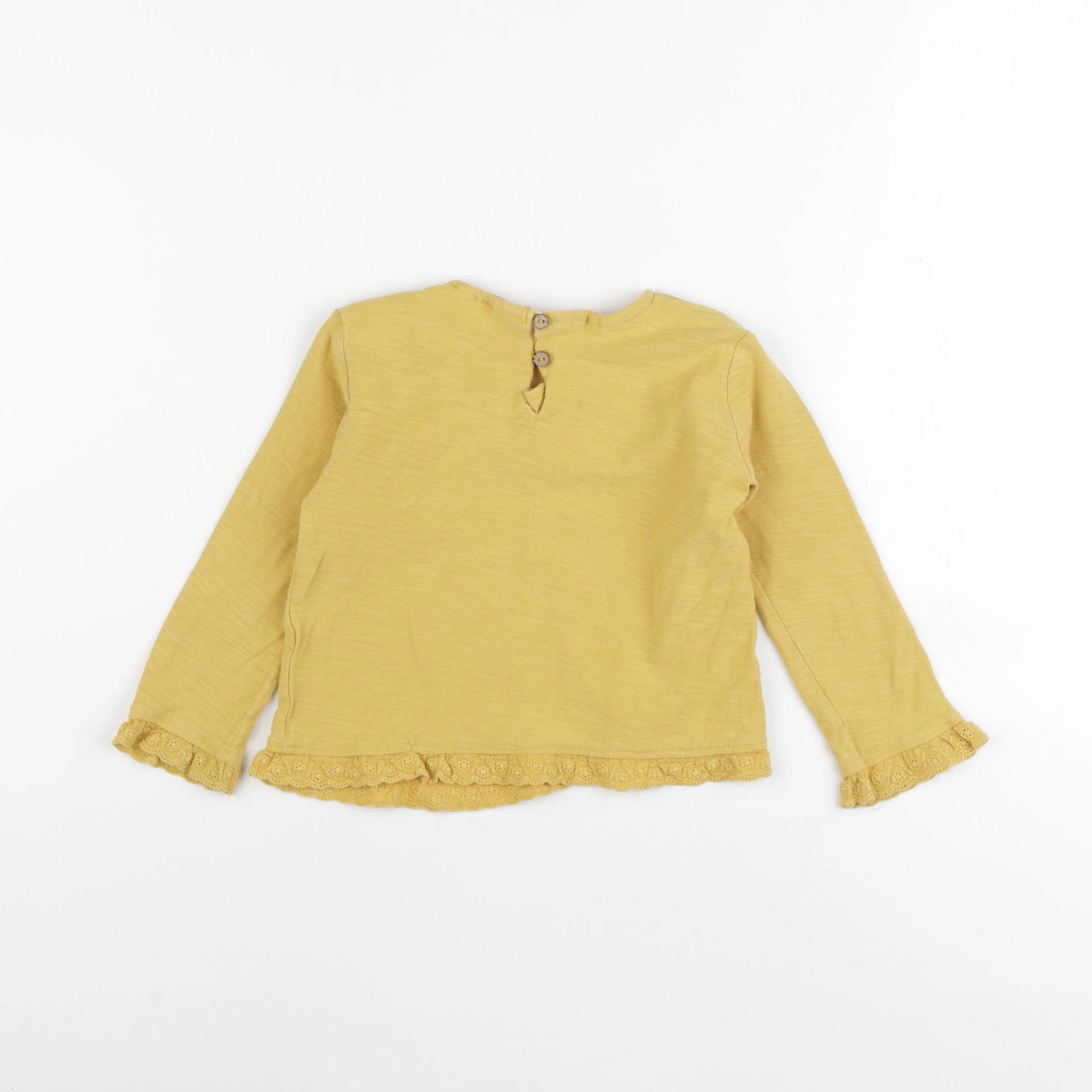 Zara - tee-shirt jaune - 12/18 mois