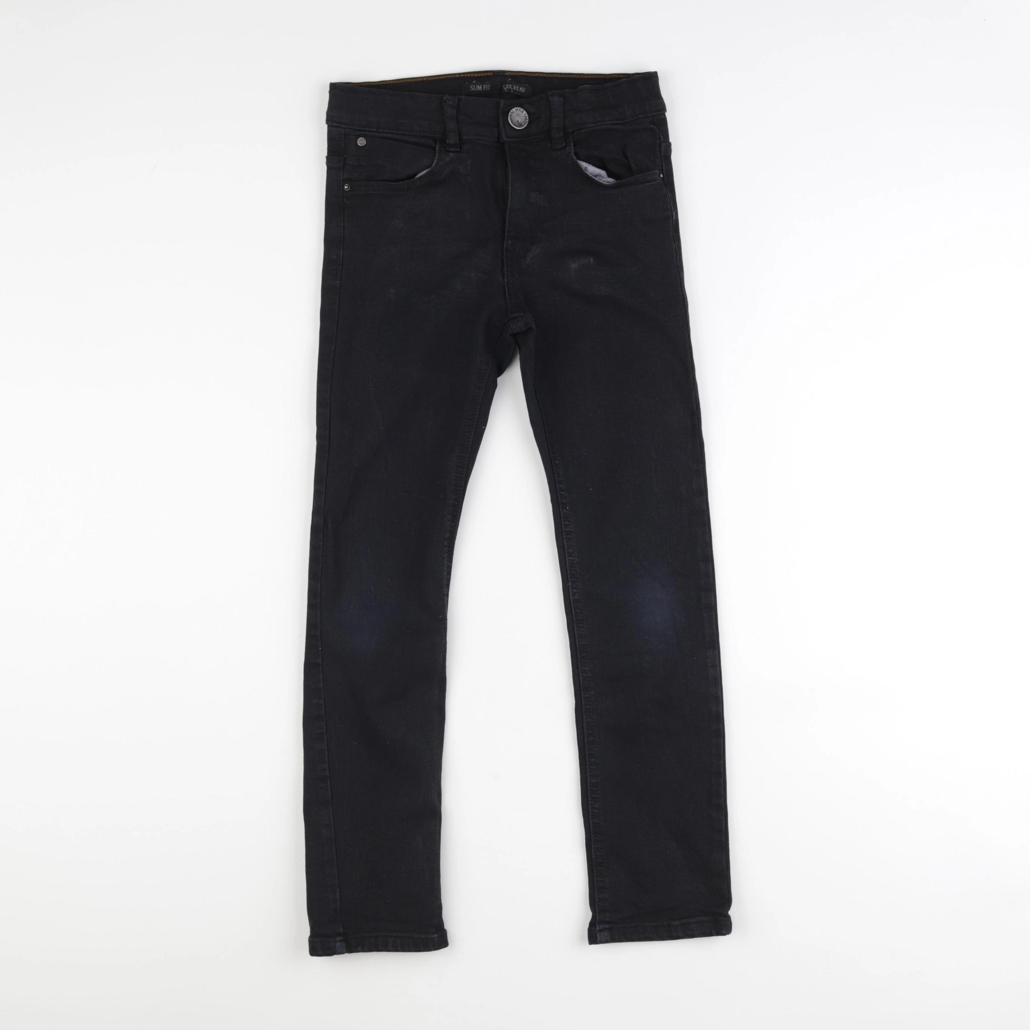 IKKS - jean noir - 7/8 ans
