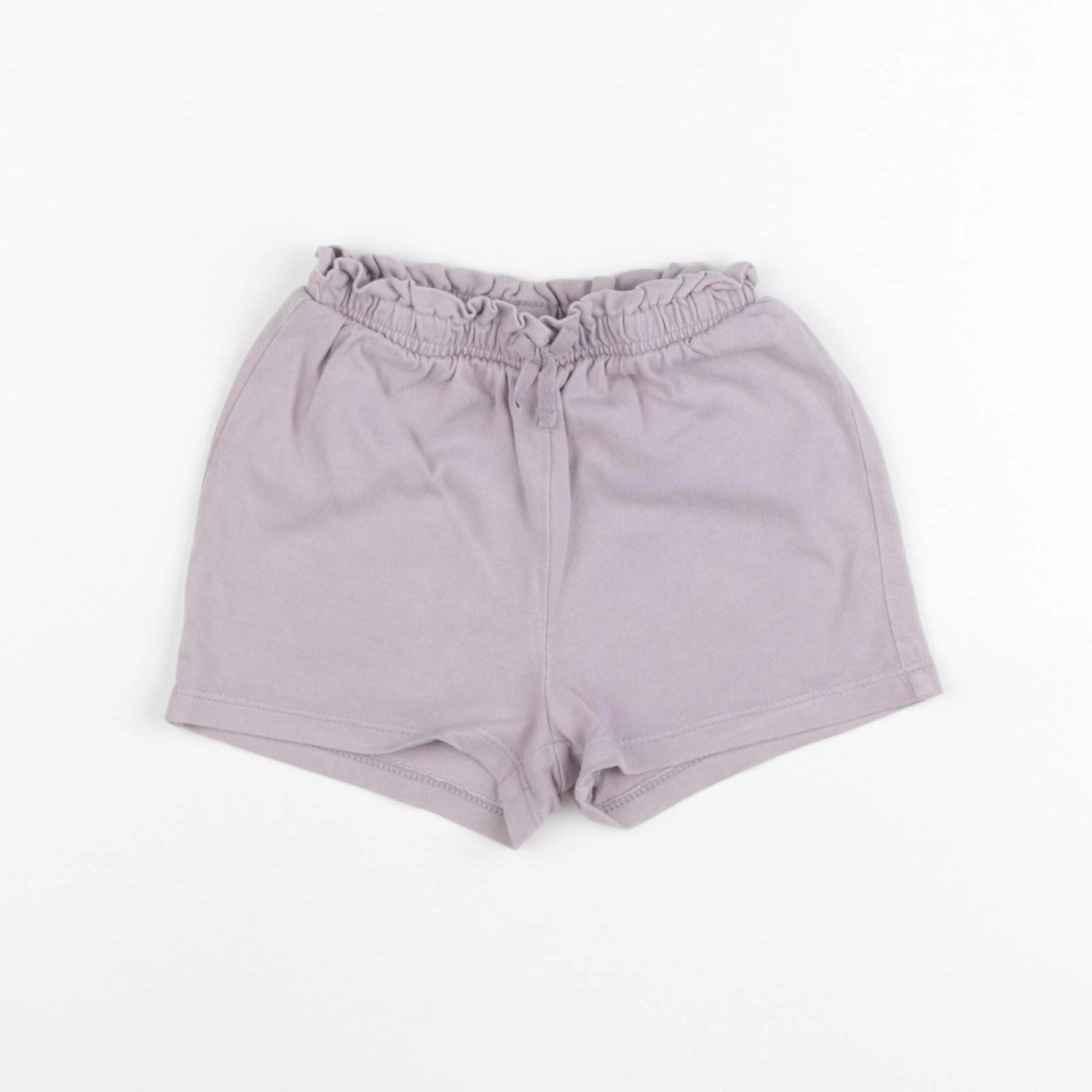H&M - short violet - 12/18 mois