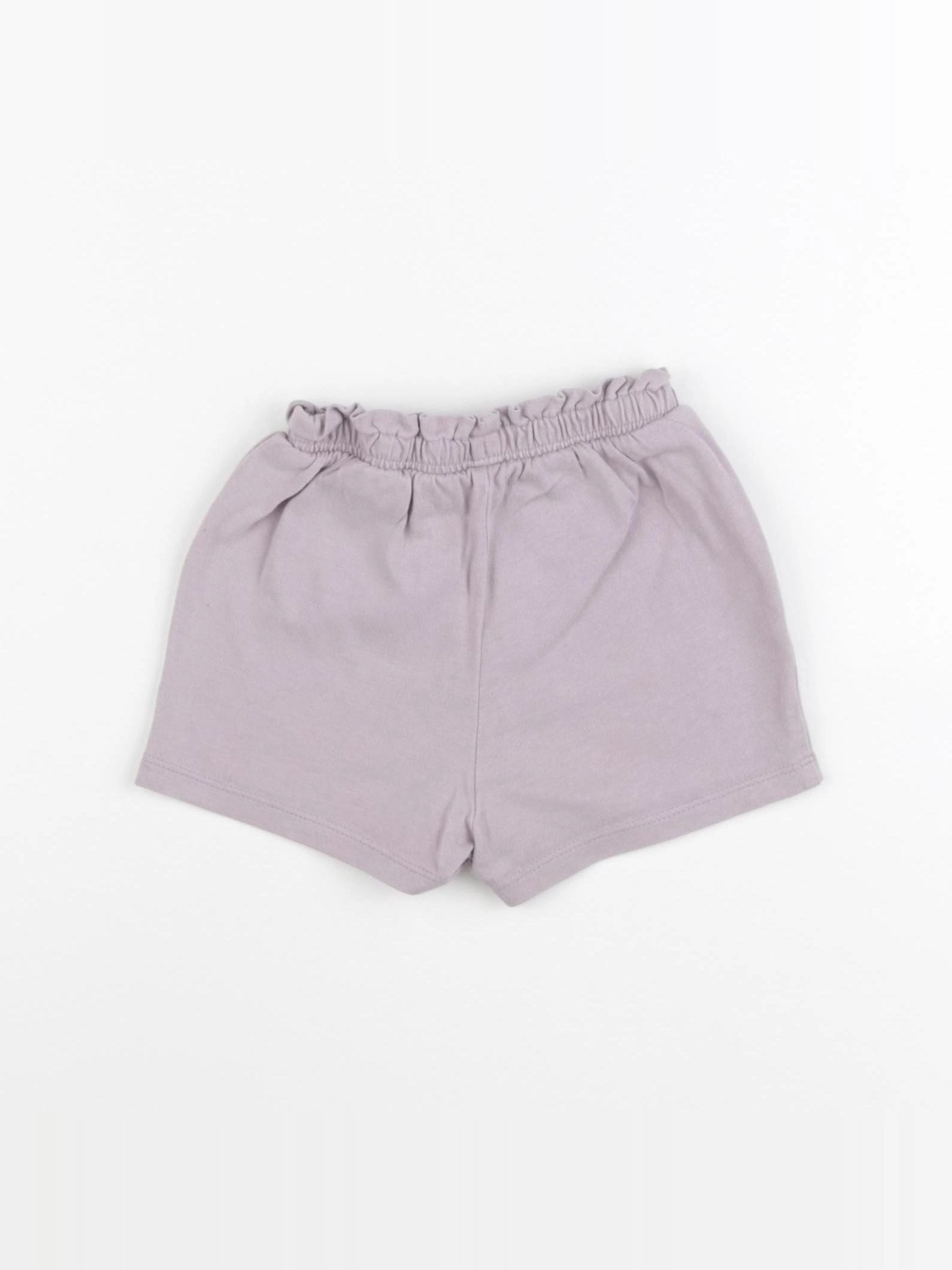 H&M - short violet - 12/18 mois